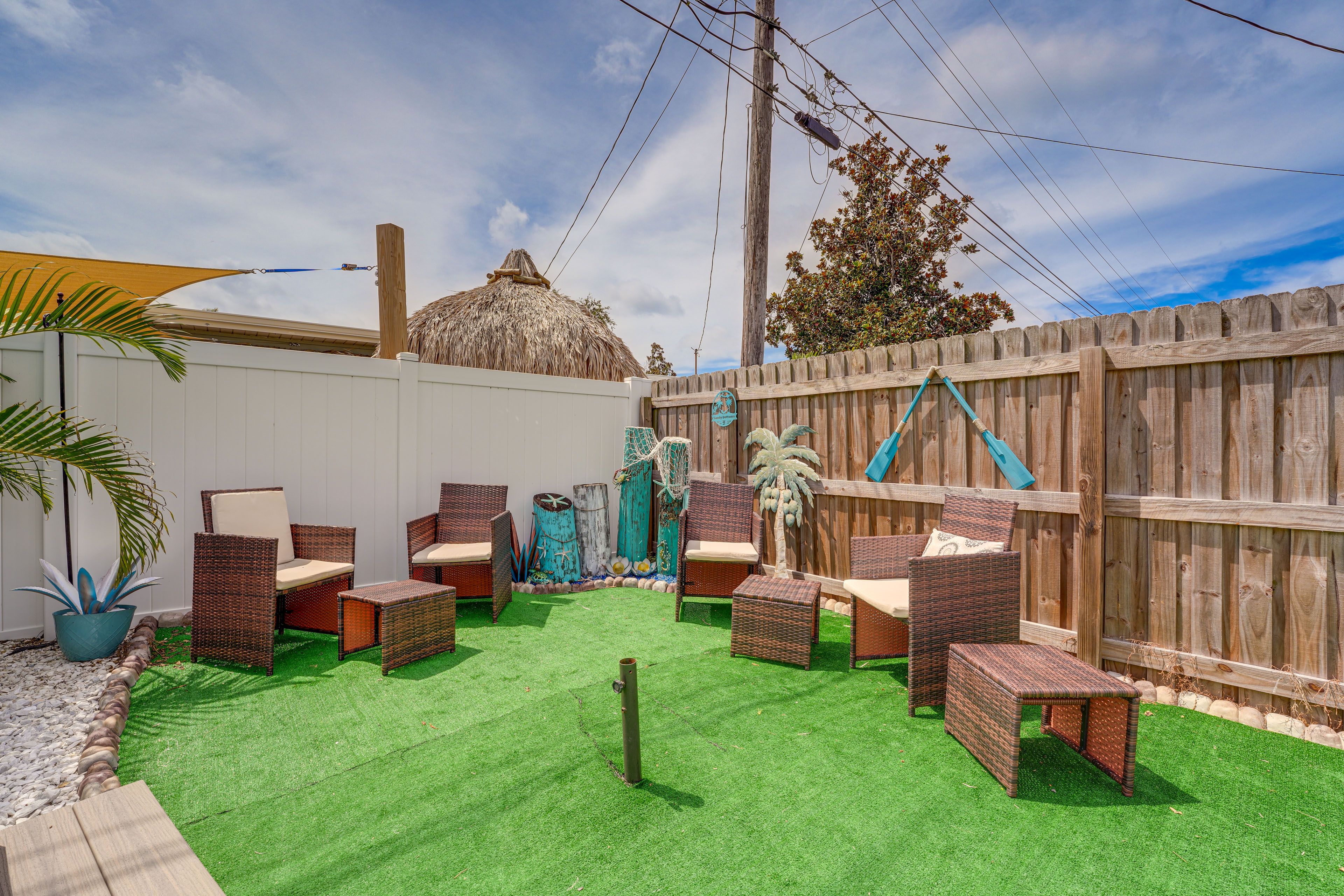 Private Backyard Area | Patio w/ Seating