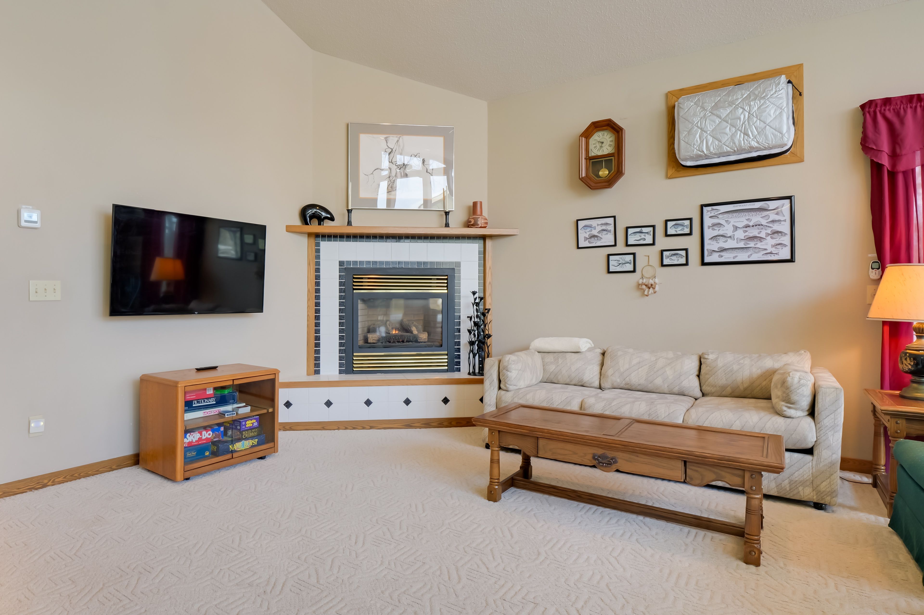 Living Room | Smart TV | Board Games | Queen Sleeper Sofa