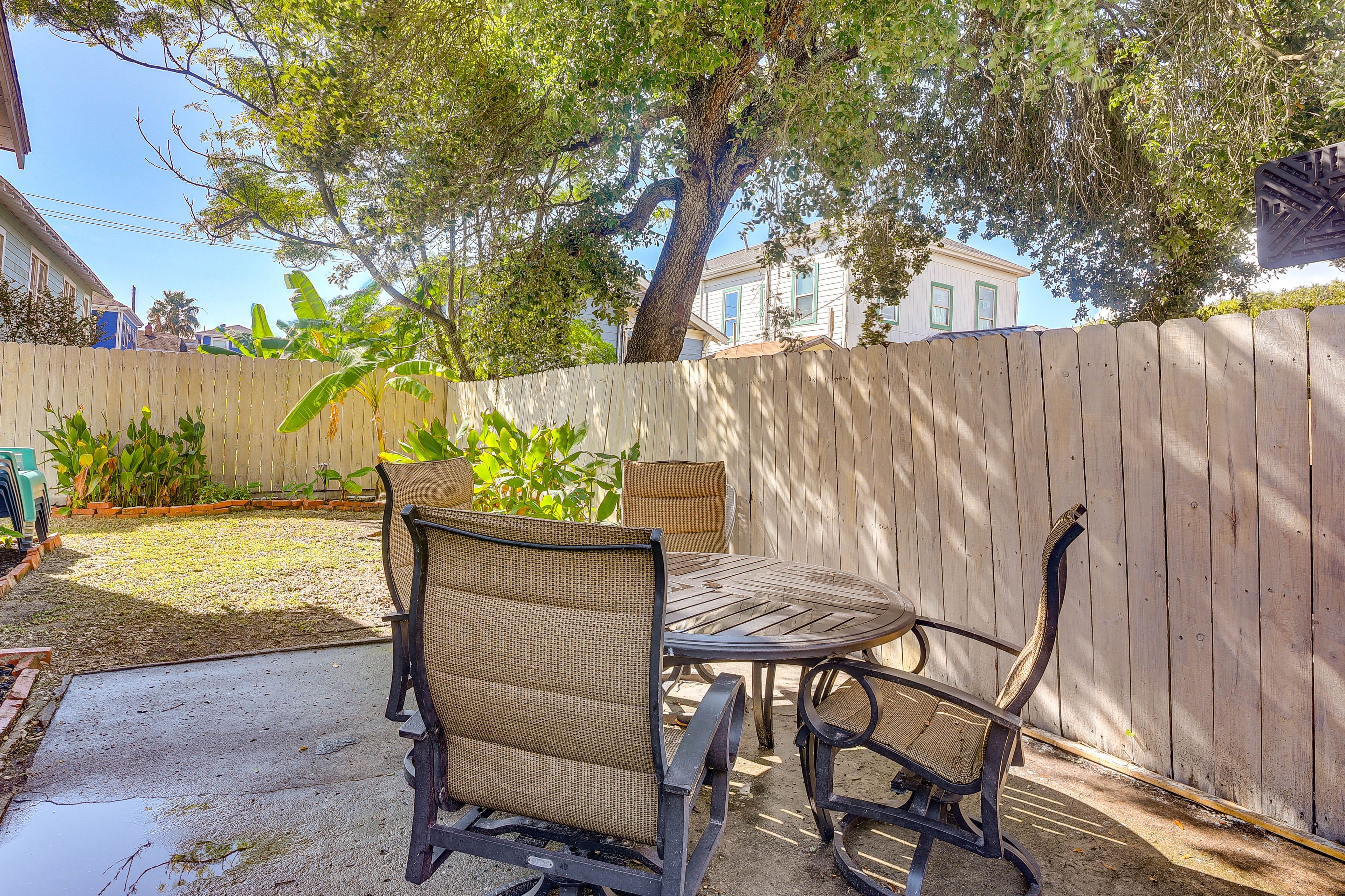 Private Backyard Area