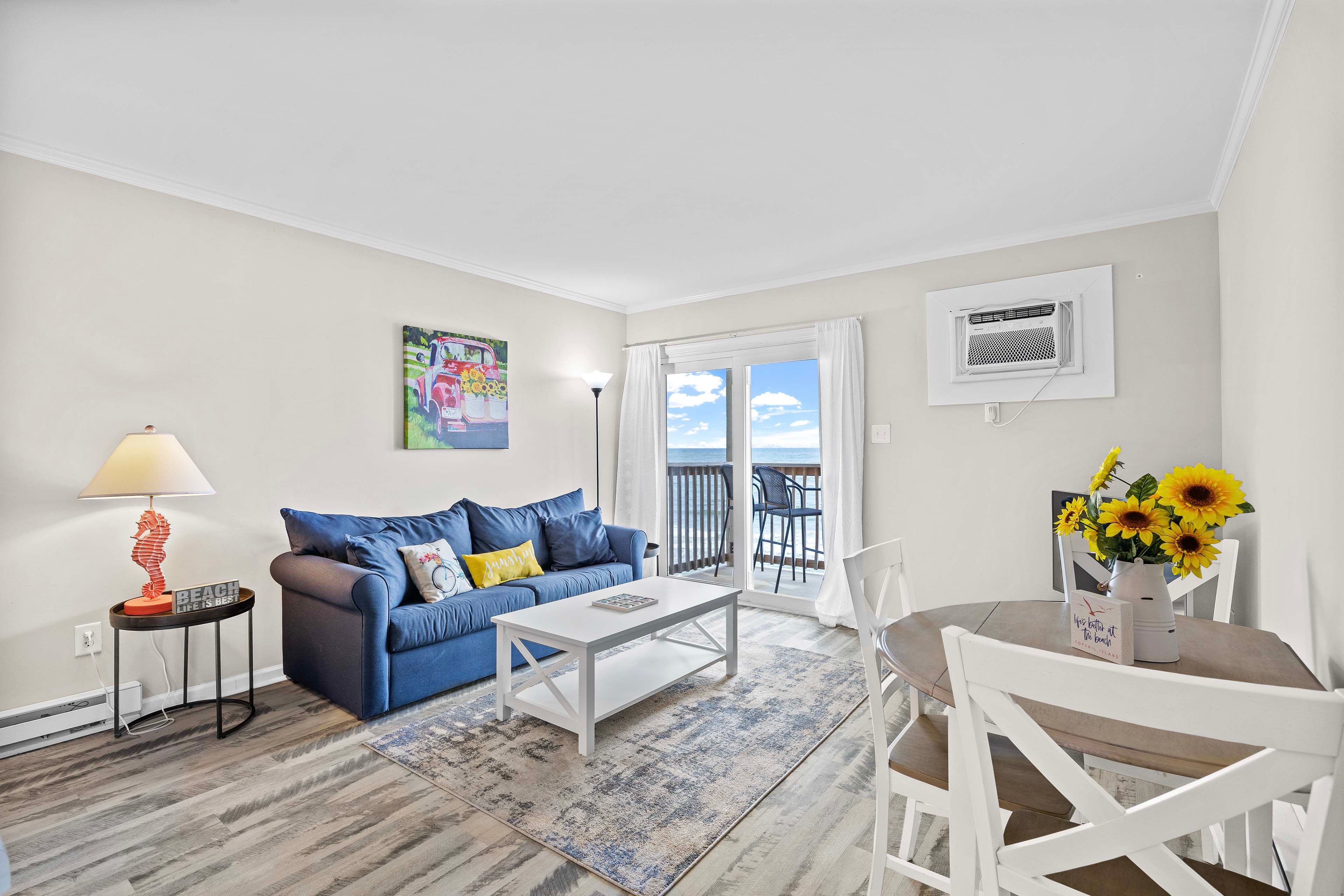 Living Room | Window A/C Unit | Smart TV
