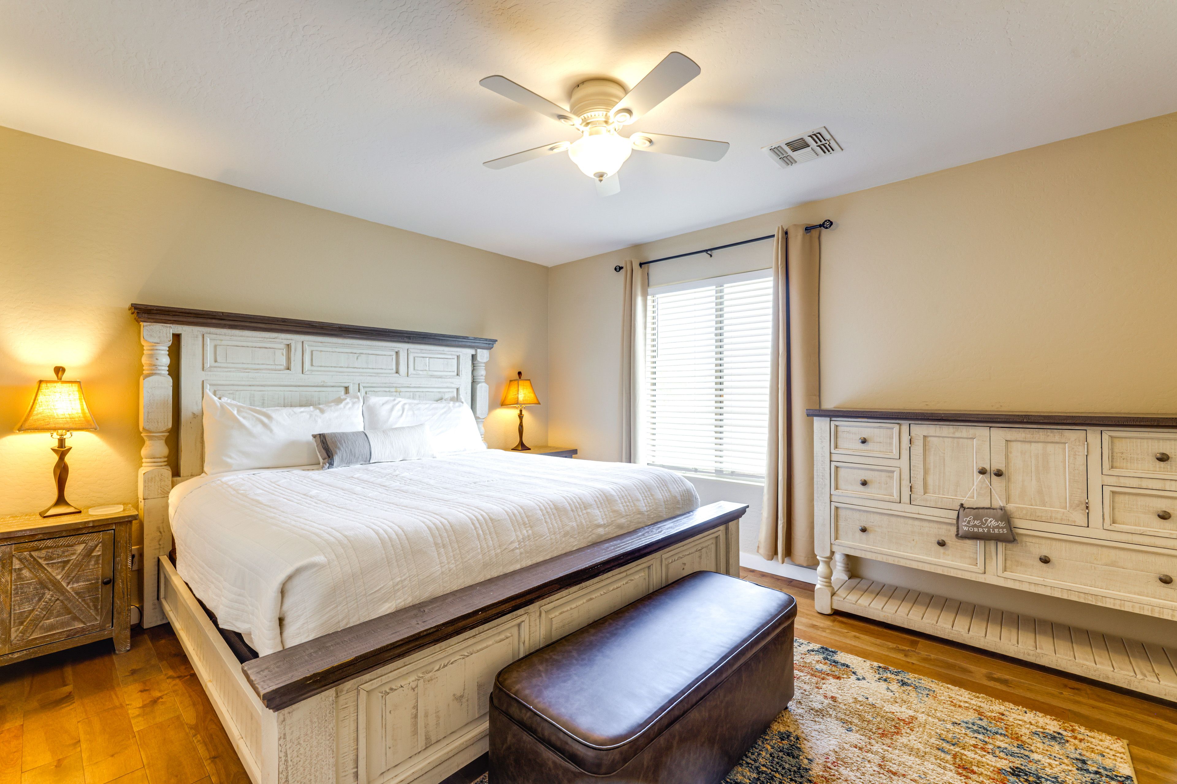 Bedroom 2 | King Bed | 2nd Floor | Linens Provided