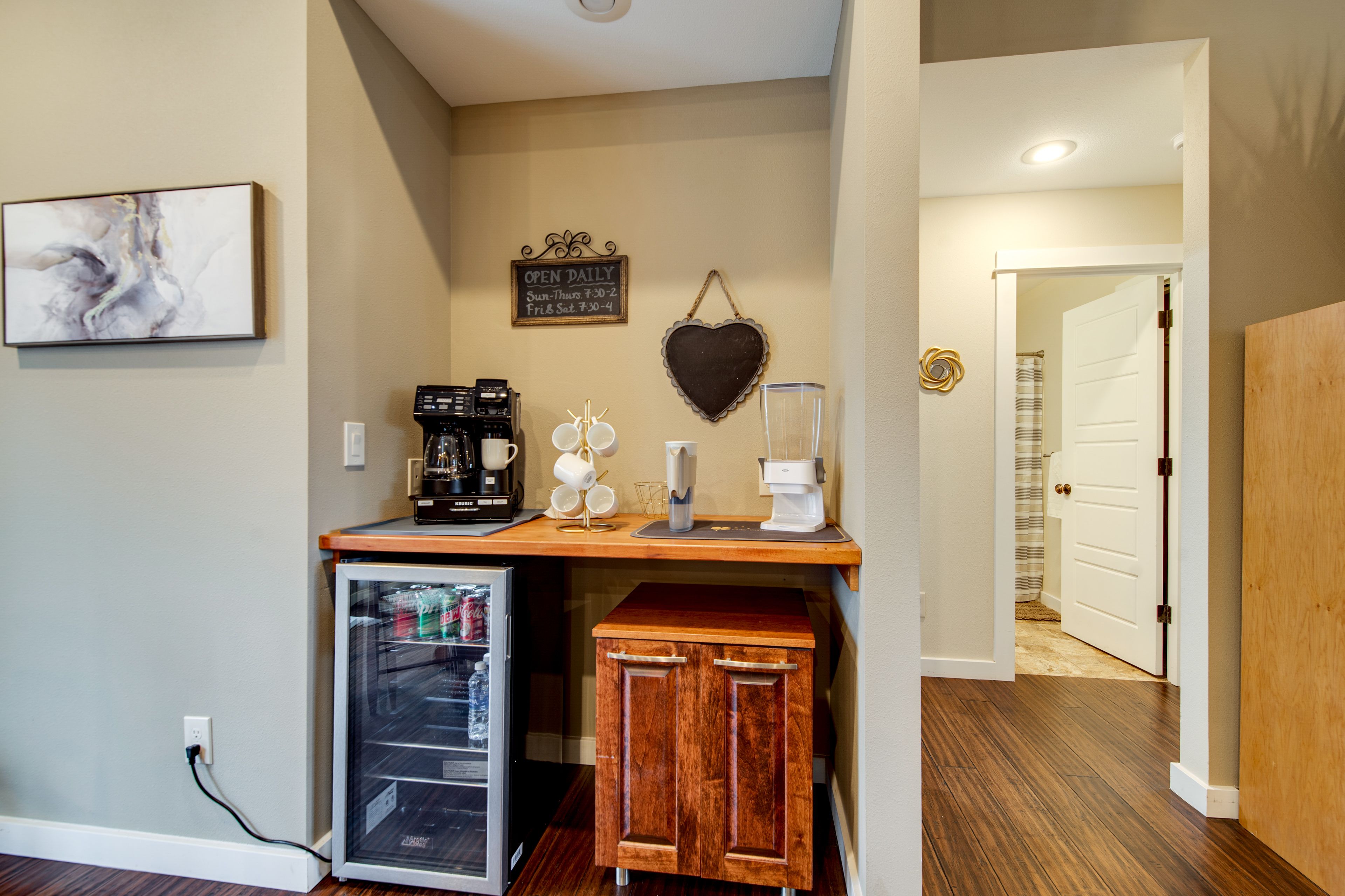 Coffee Bar | Mini Fridge