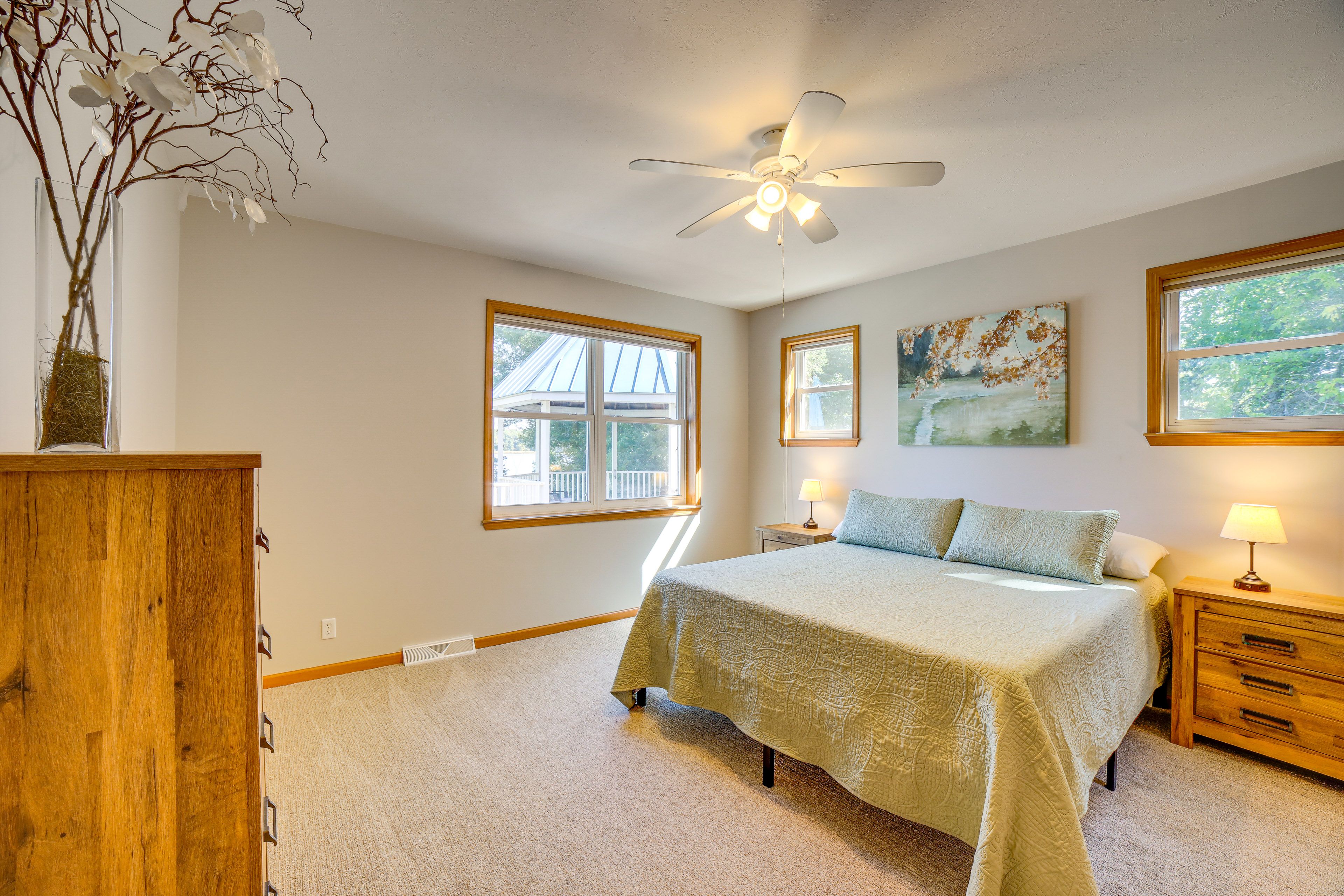 Bedroom 1 | California King Bed | Linens Provided | Main Floor