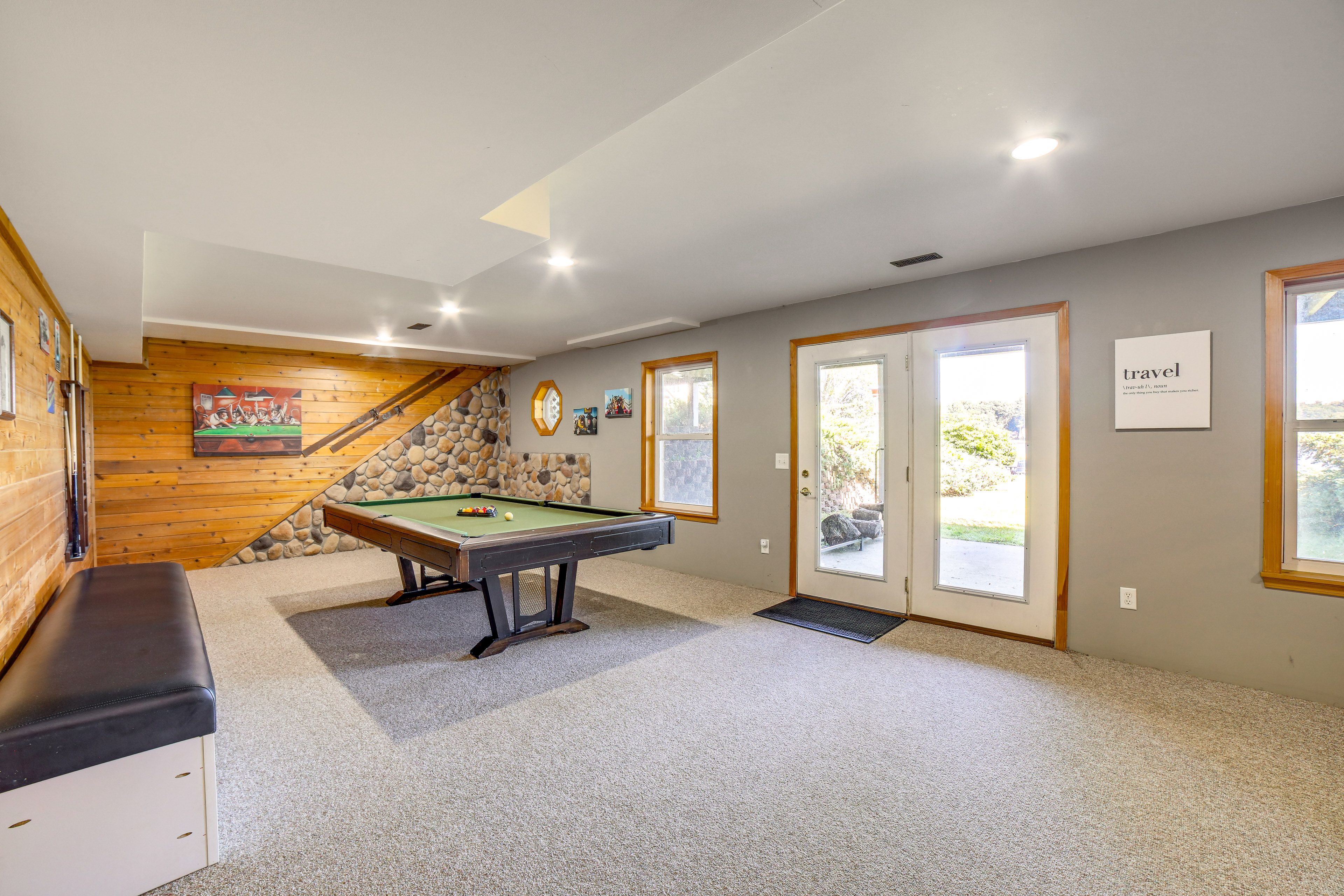 Basement Game Room | Lower Level