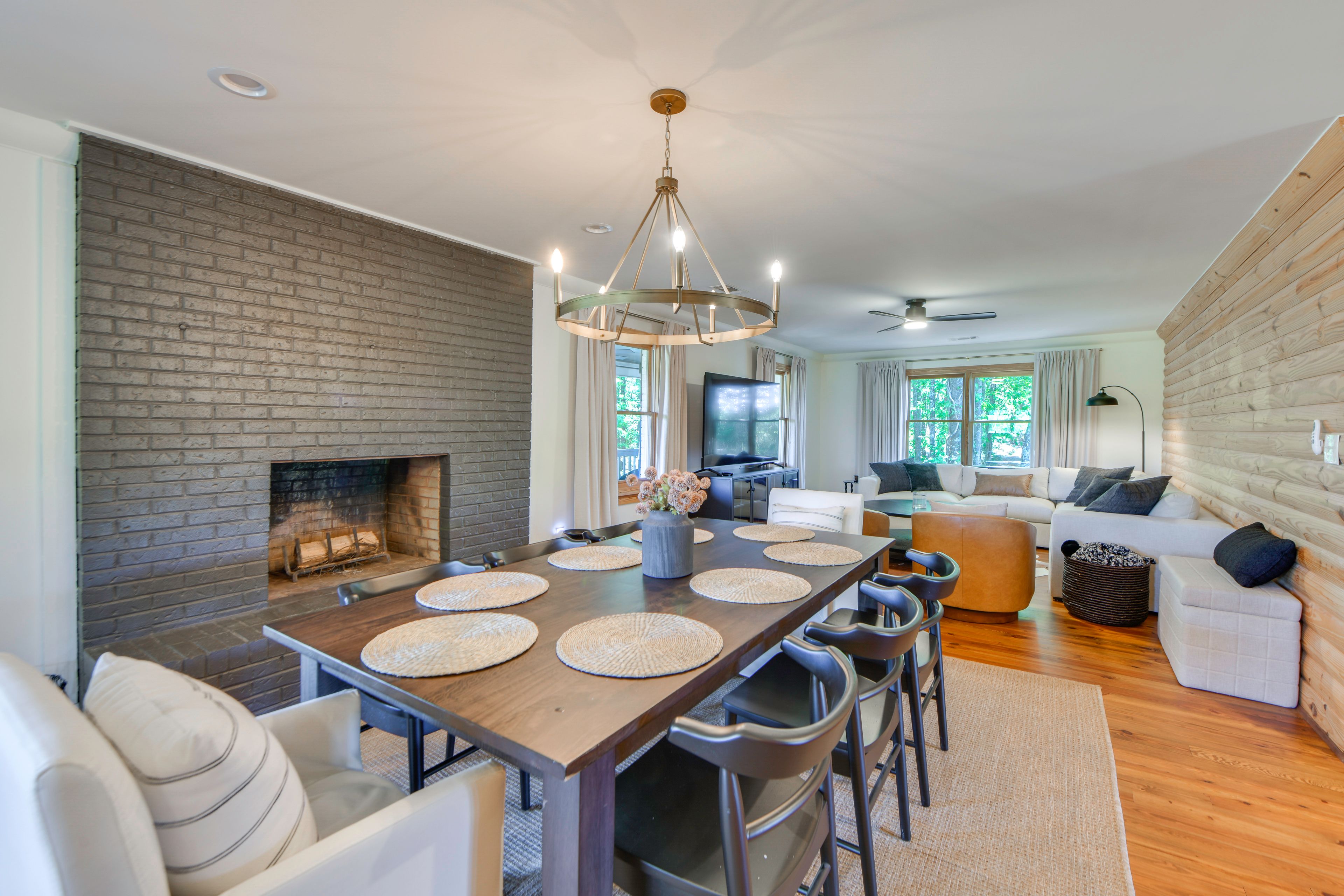 2 Living & Dining Rooms | 2 Fireplaces
