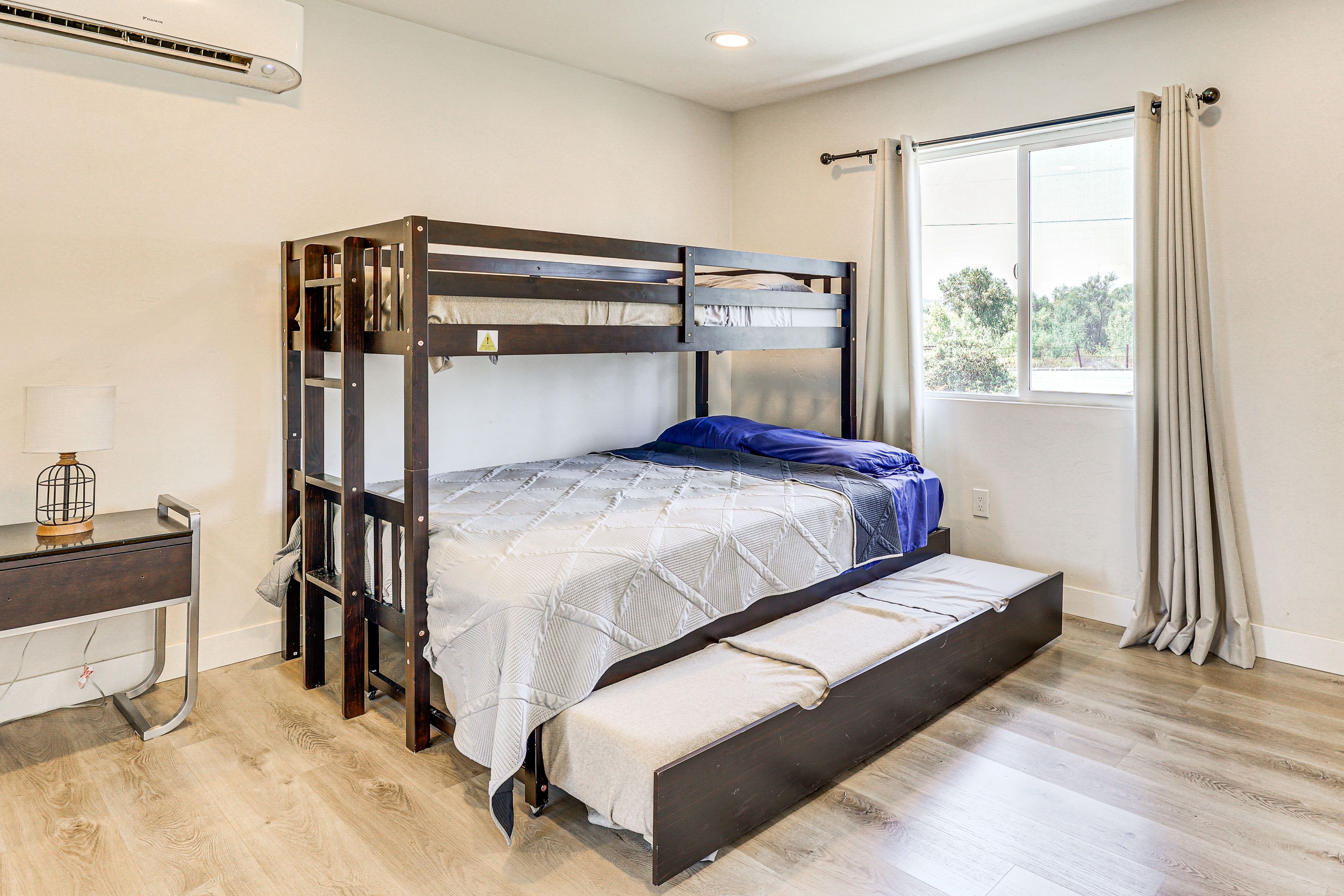 Bedroom 2 | Twin/Queen Bunk Bed w/ Full Trundle