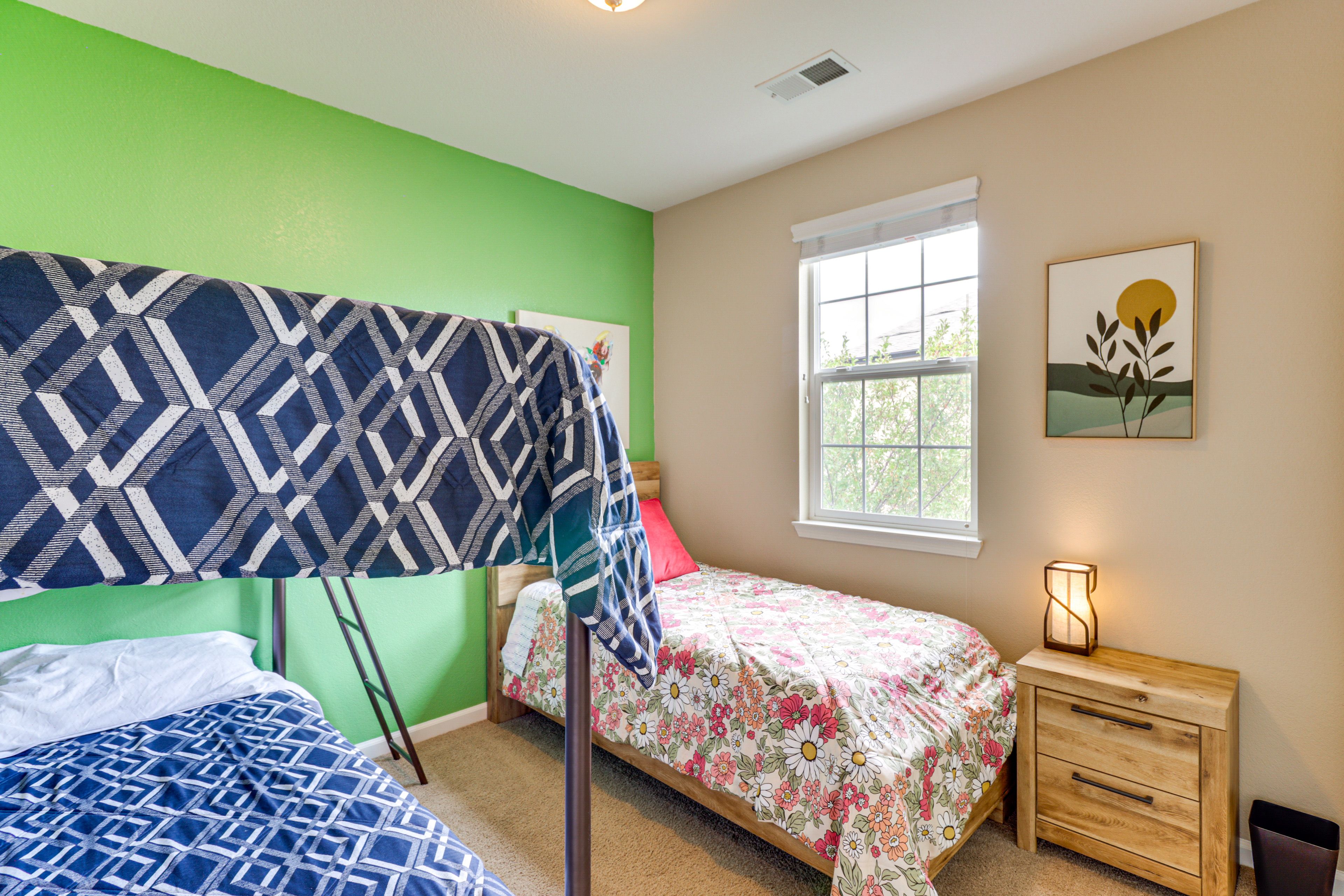 Bedroom 4 | Twin Bed | Twin Bunk Bed | 2nd Floor
