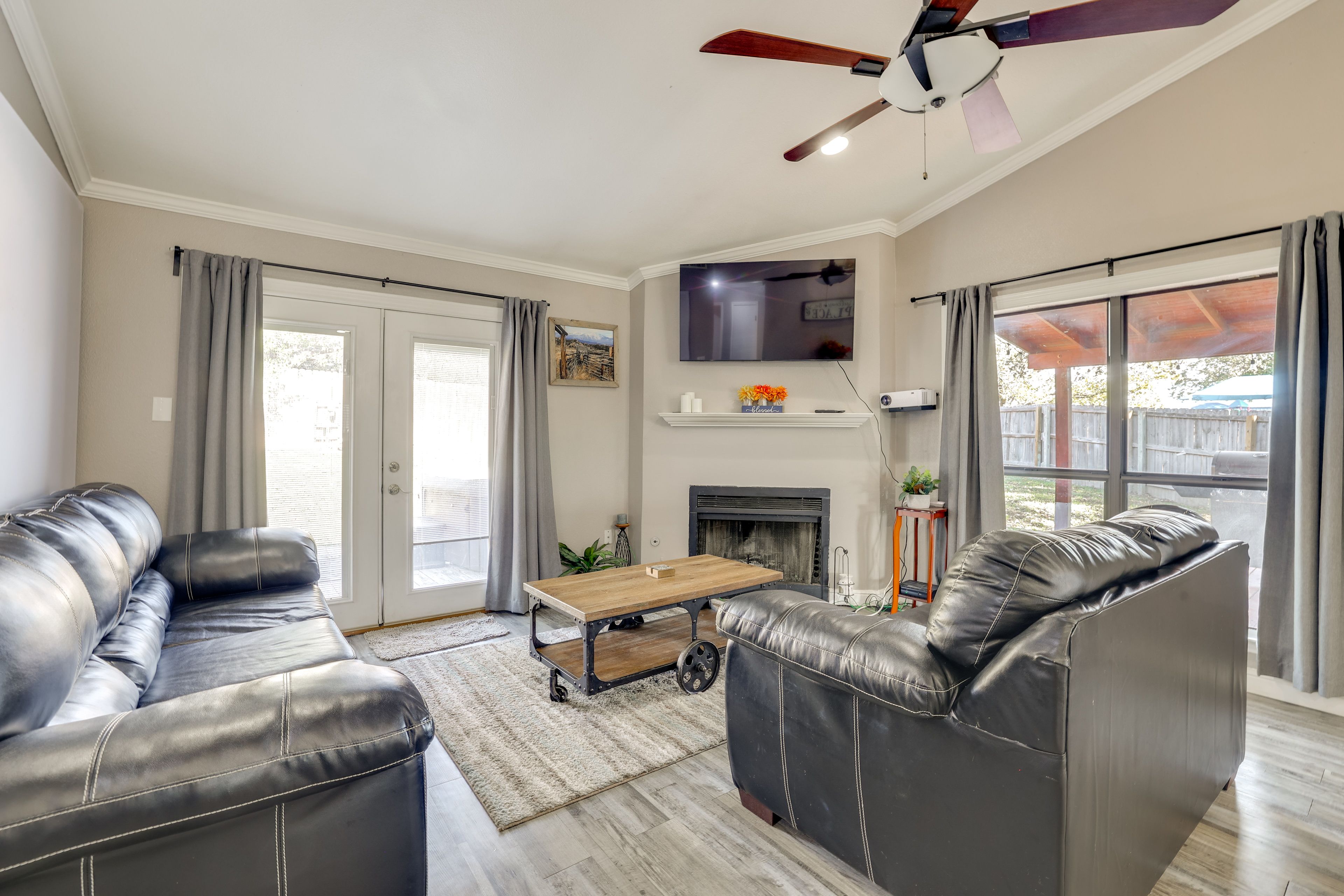 Living Room | Flat-Screen TV | Single-Story Home