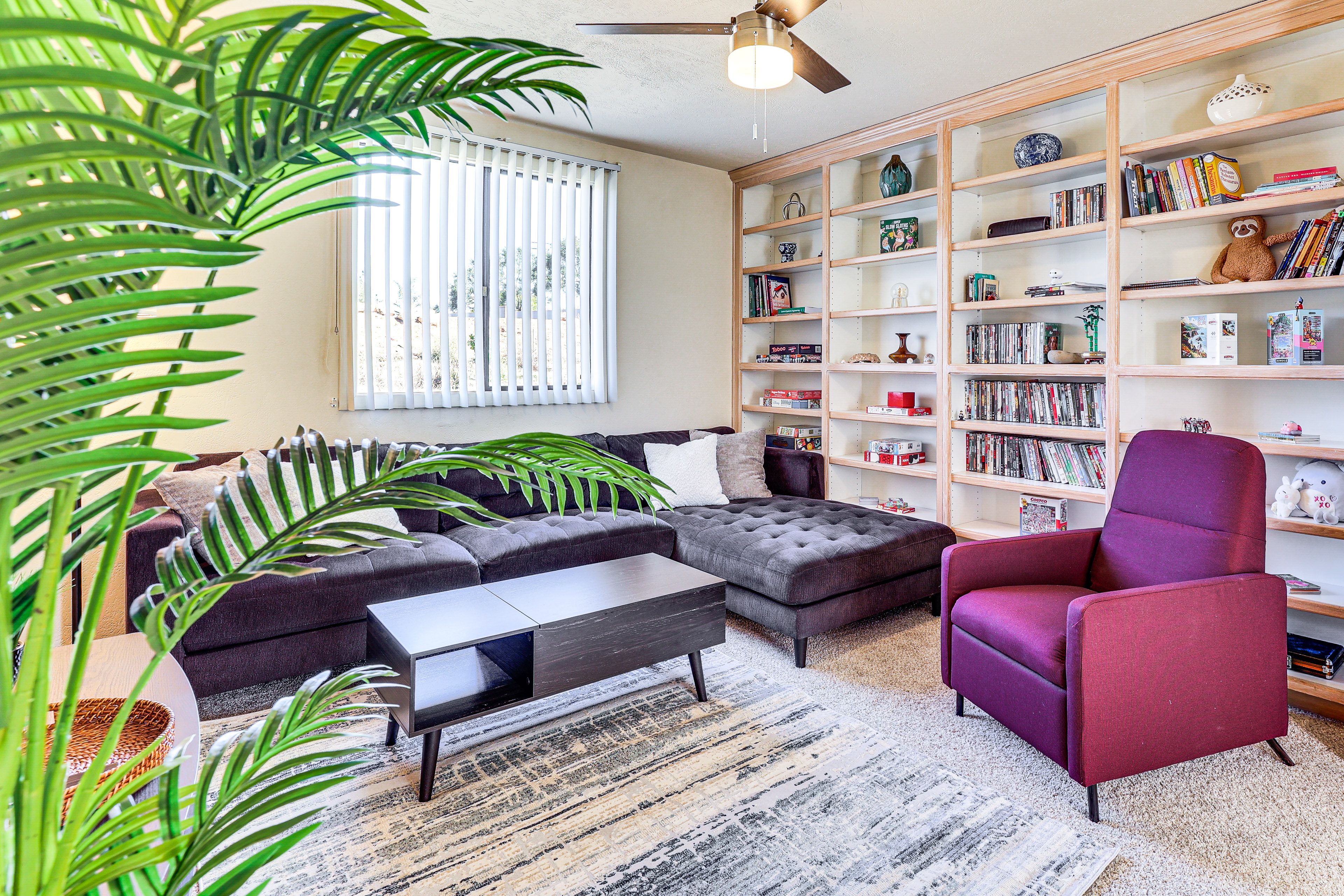 Living Area | TV | Books | Board Games | Puzzles