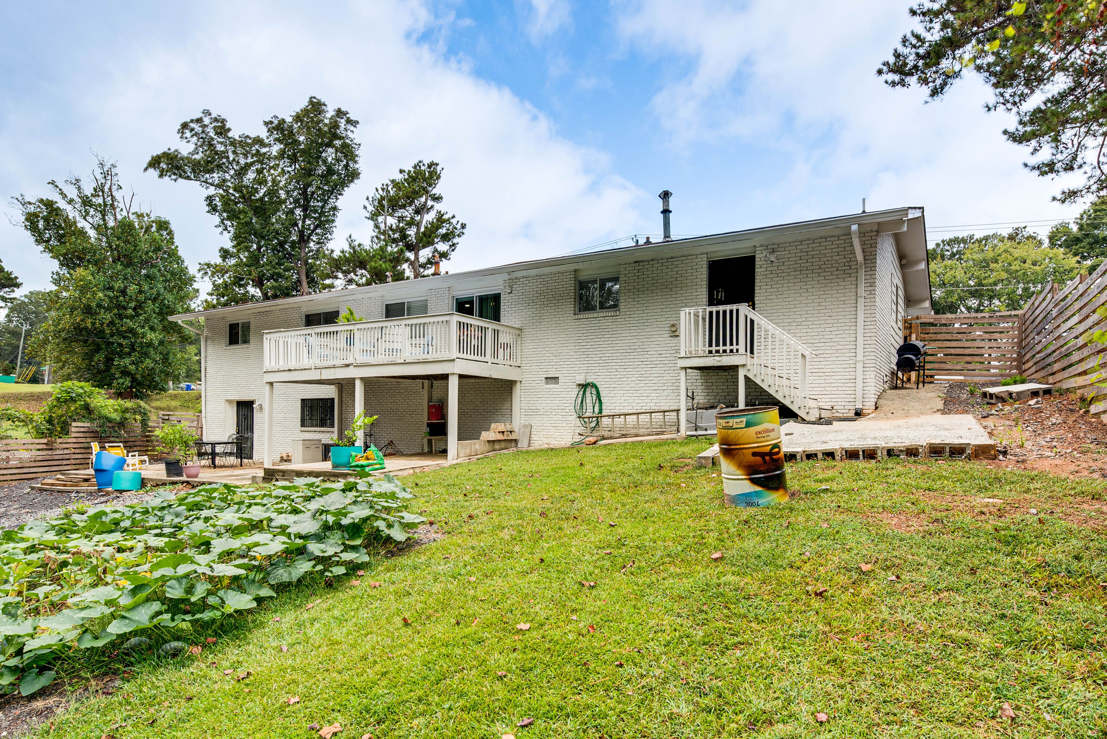 Fenced Backyard | Patio | Charcoal Grill