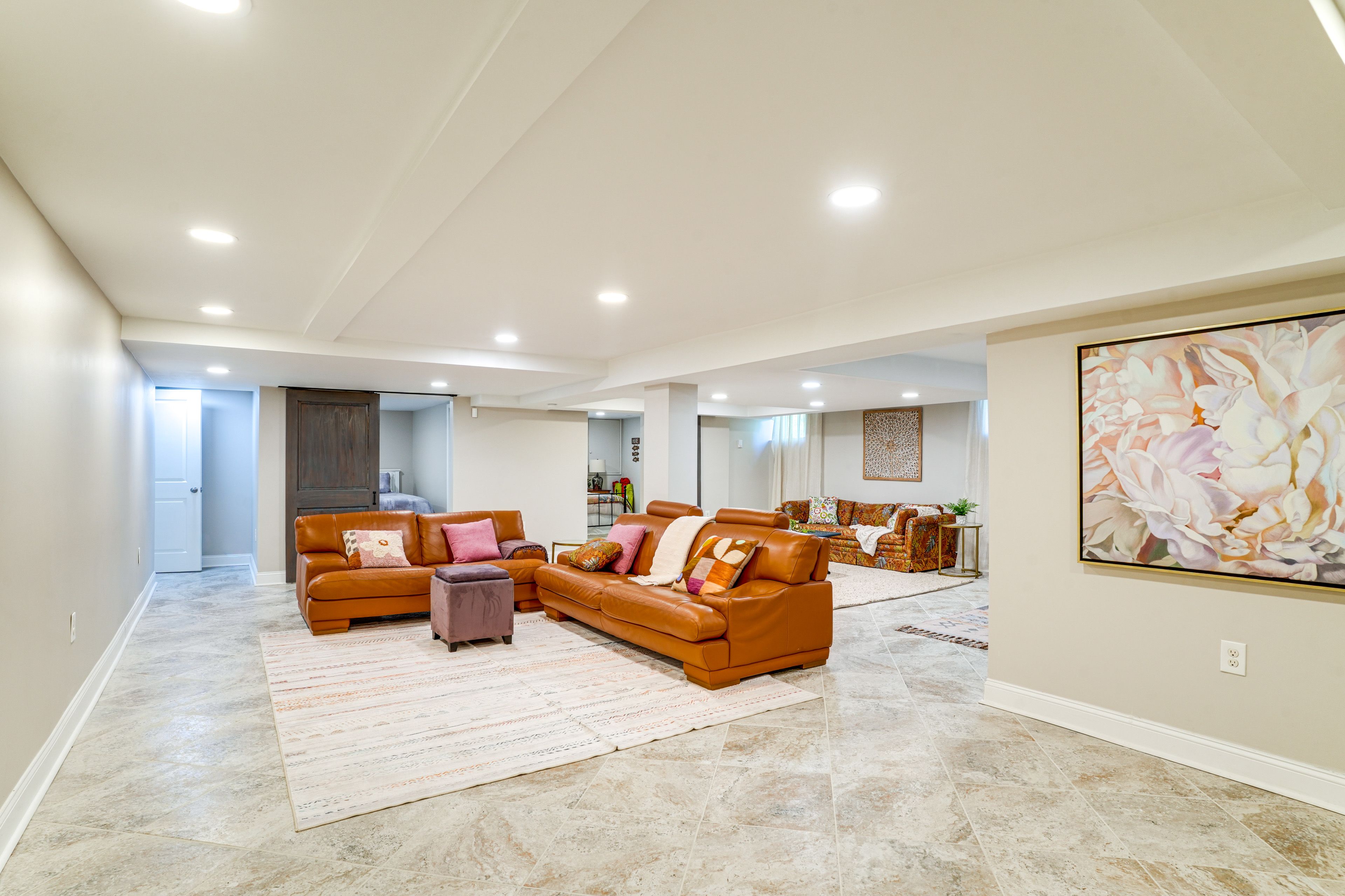 Multiple Living Spaces | Laptop-Friendly Workspace