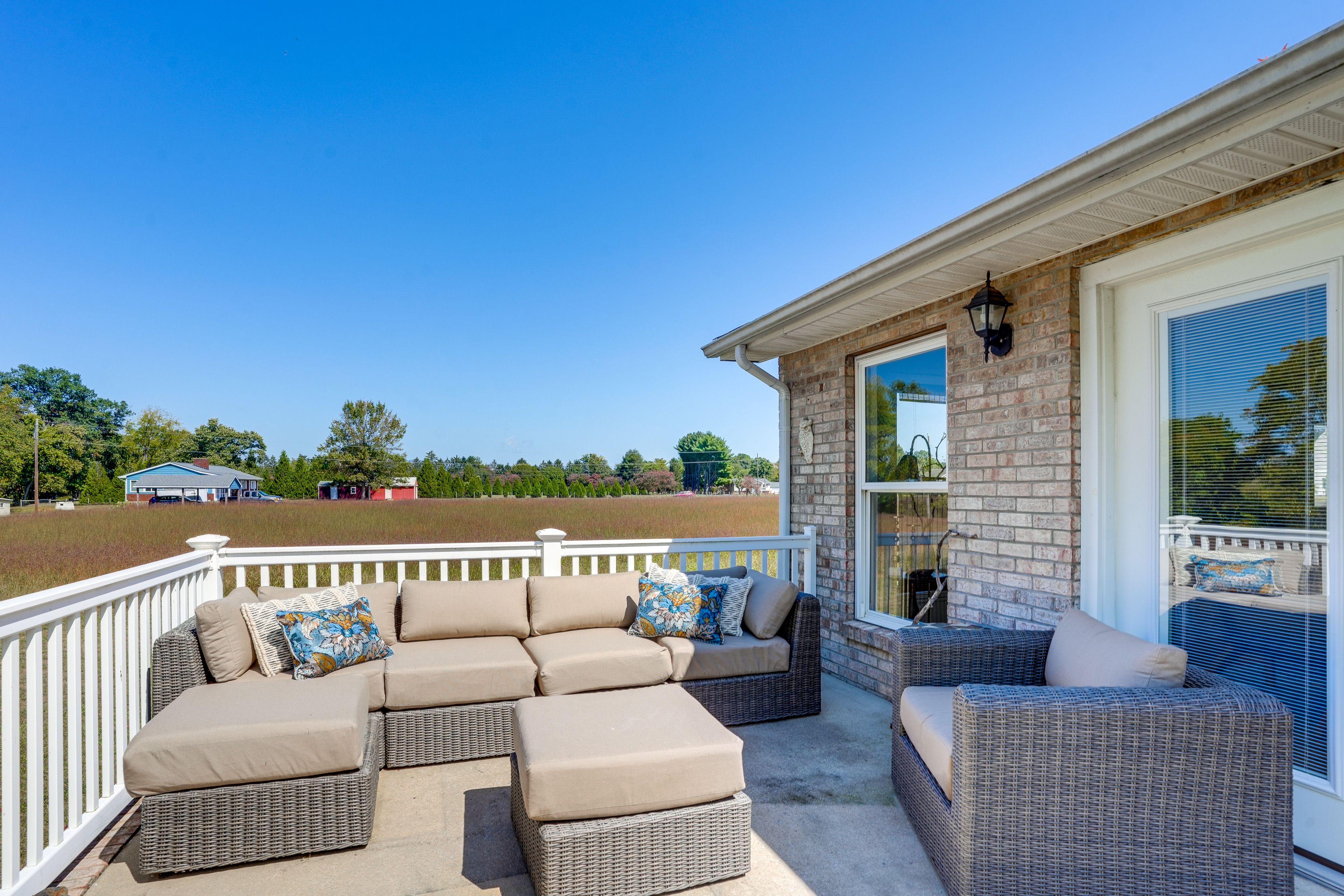 Furnished Deck | Charcoal Grill