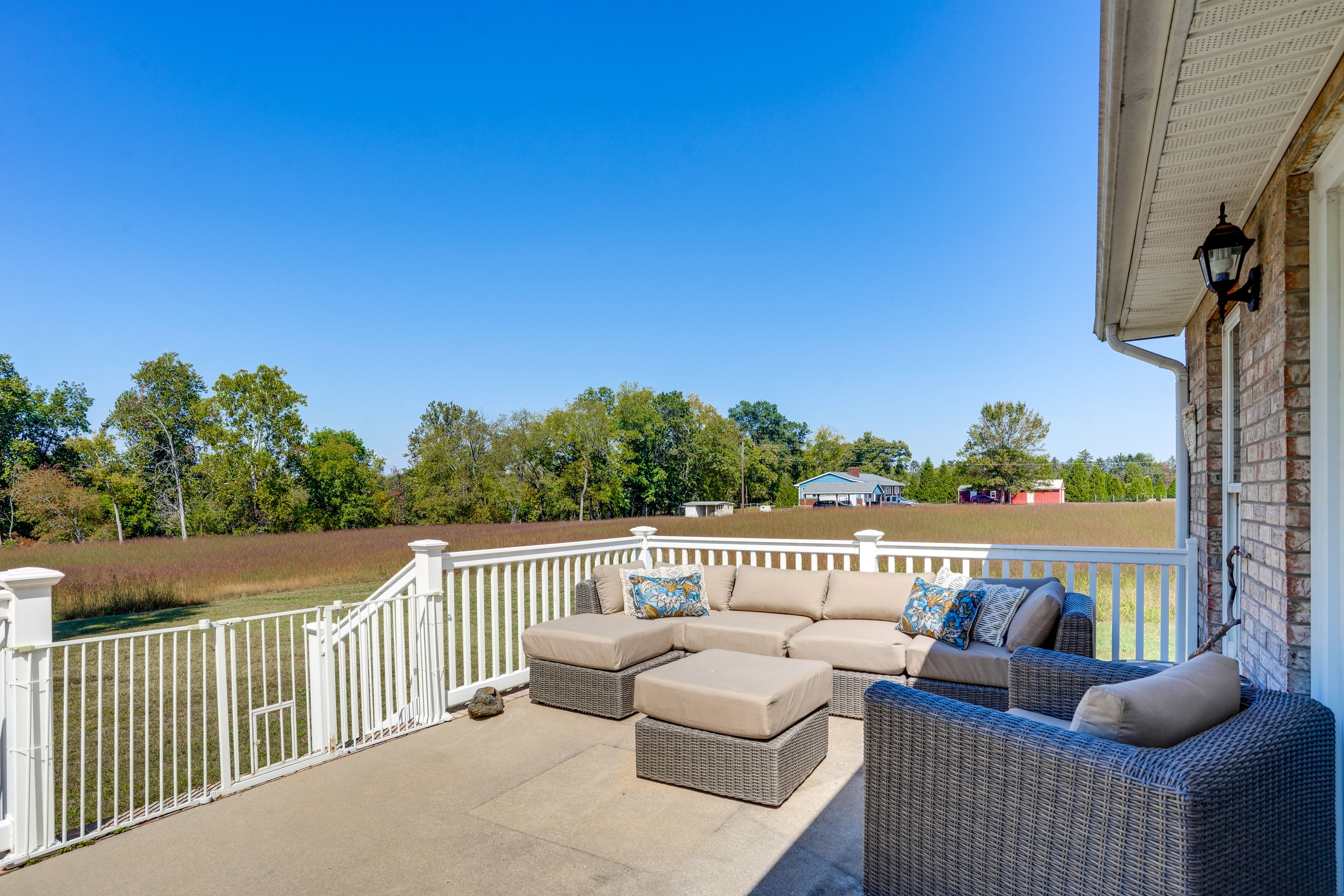 Furnished Deck | Charcoal Grill