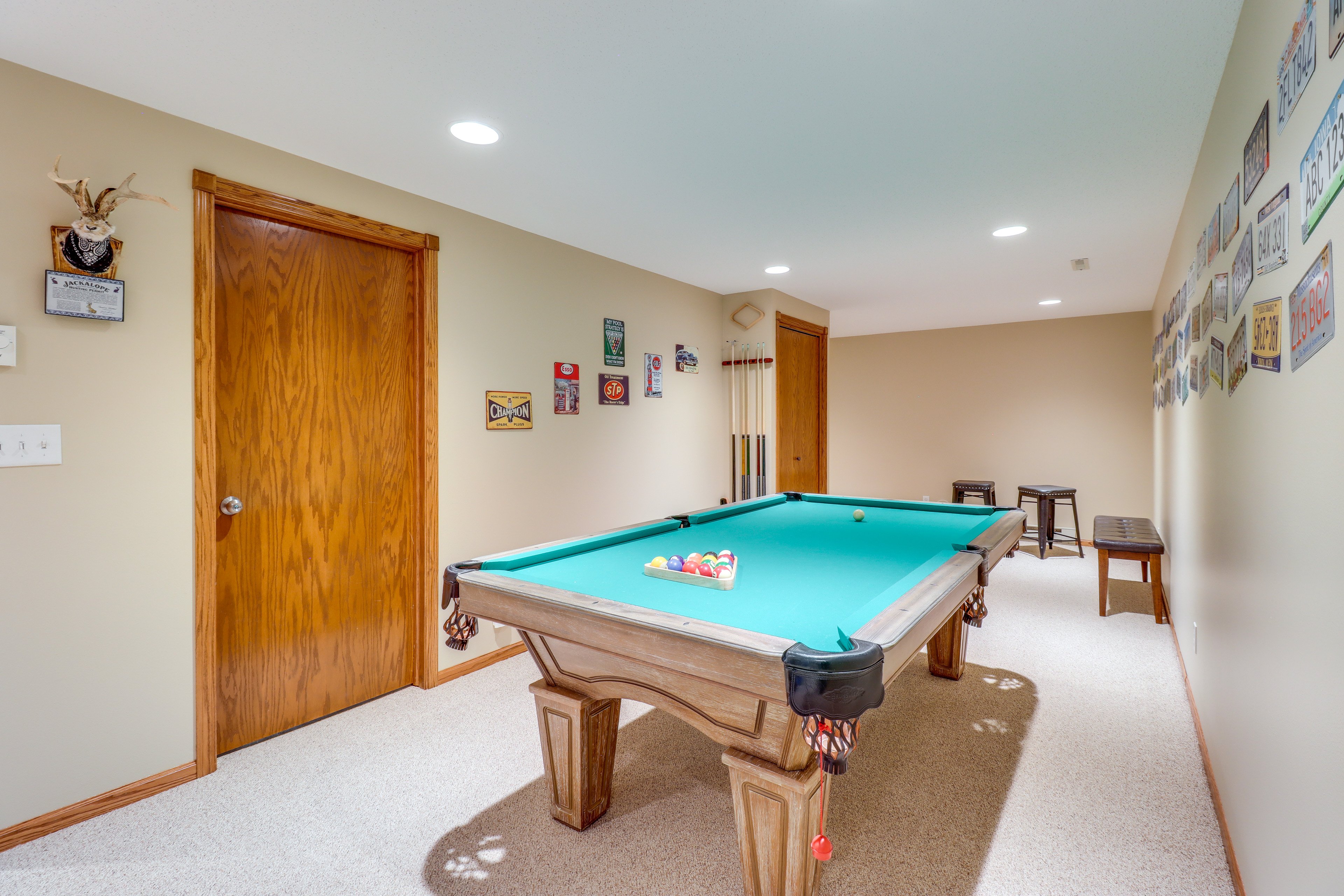 Game Area | Basement | Pool Table | Board Games | Free WiFi