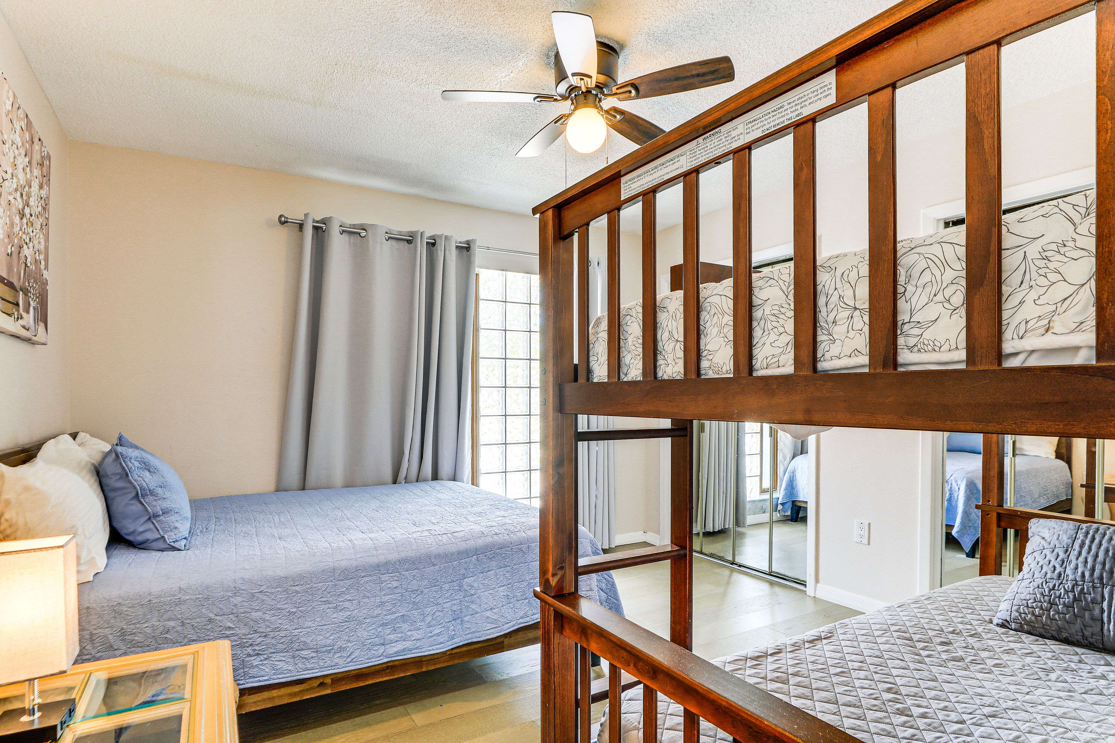 Bedroom 2 | Queen Bed | Twin Bunk Bed