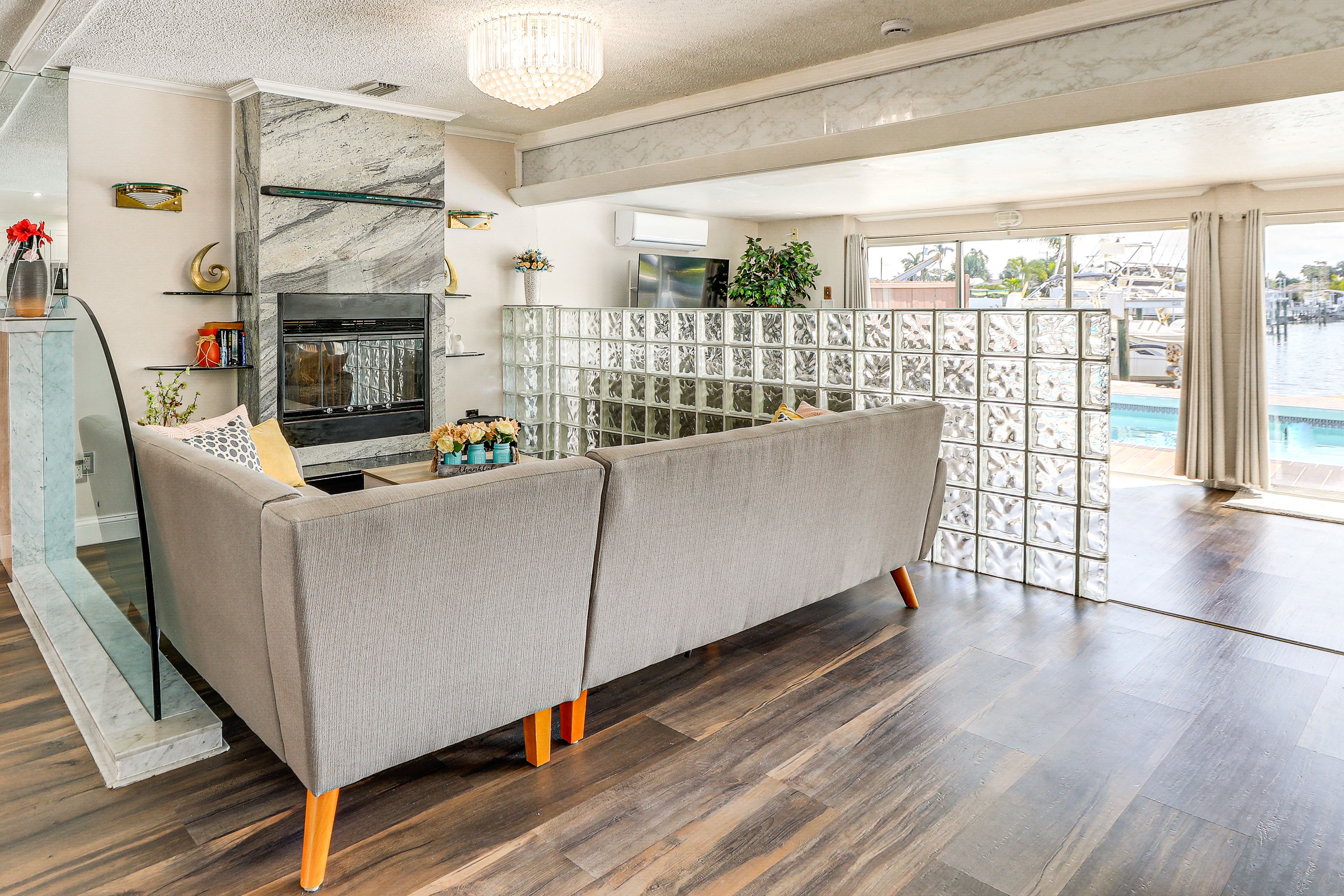 Living Area | Queen Sleeper Sofa | Gas Fireplace