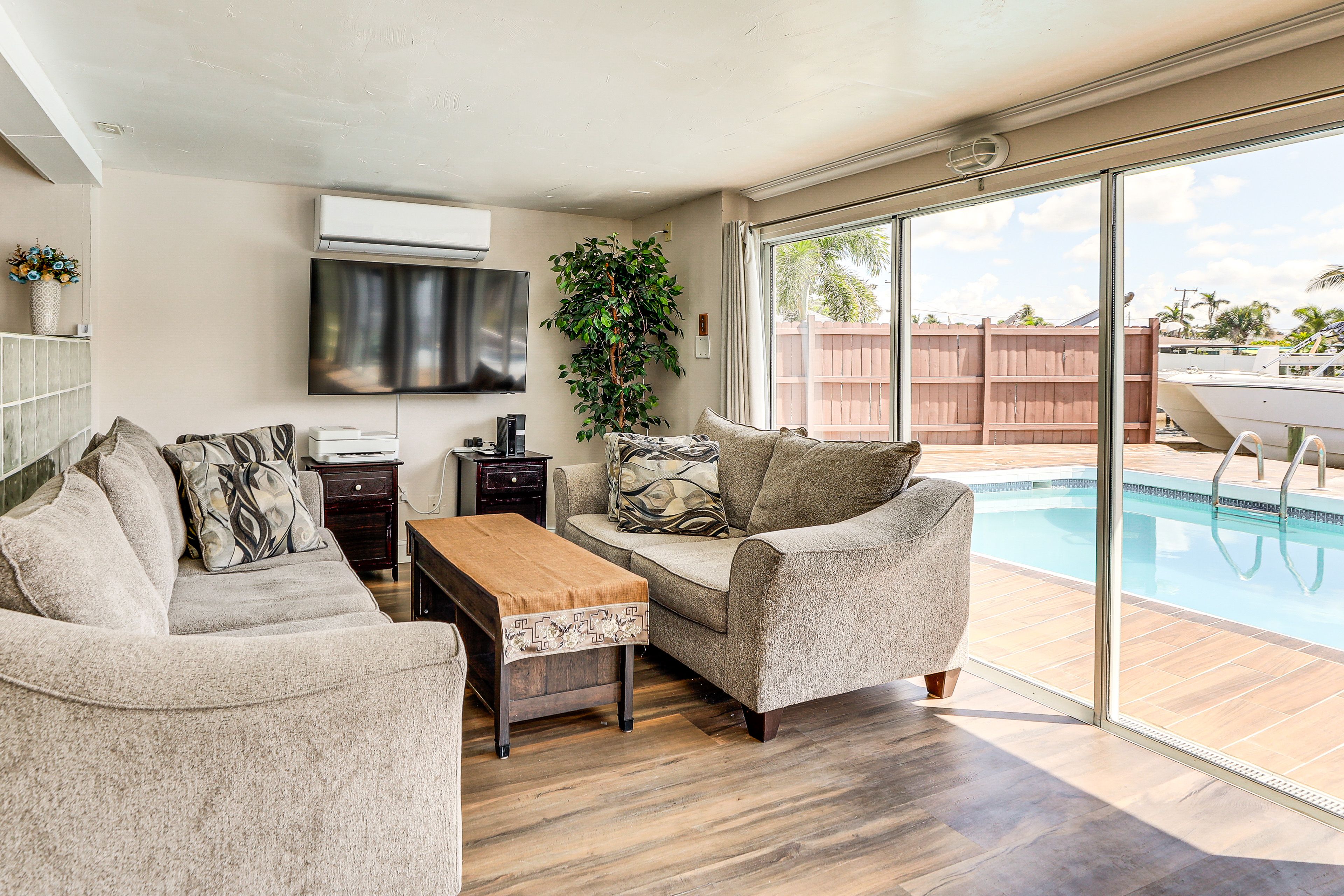 Furnished Sunroom | TV | Foosball Table | Wet Bar w/ Wine Cooler