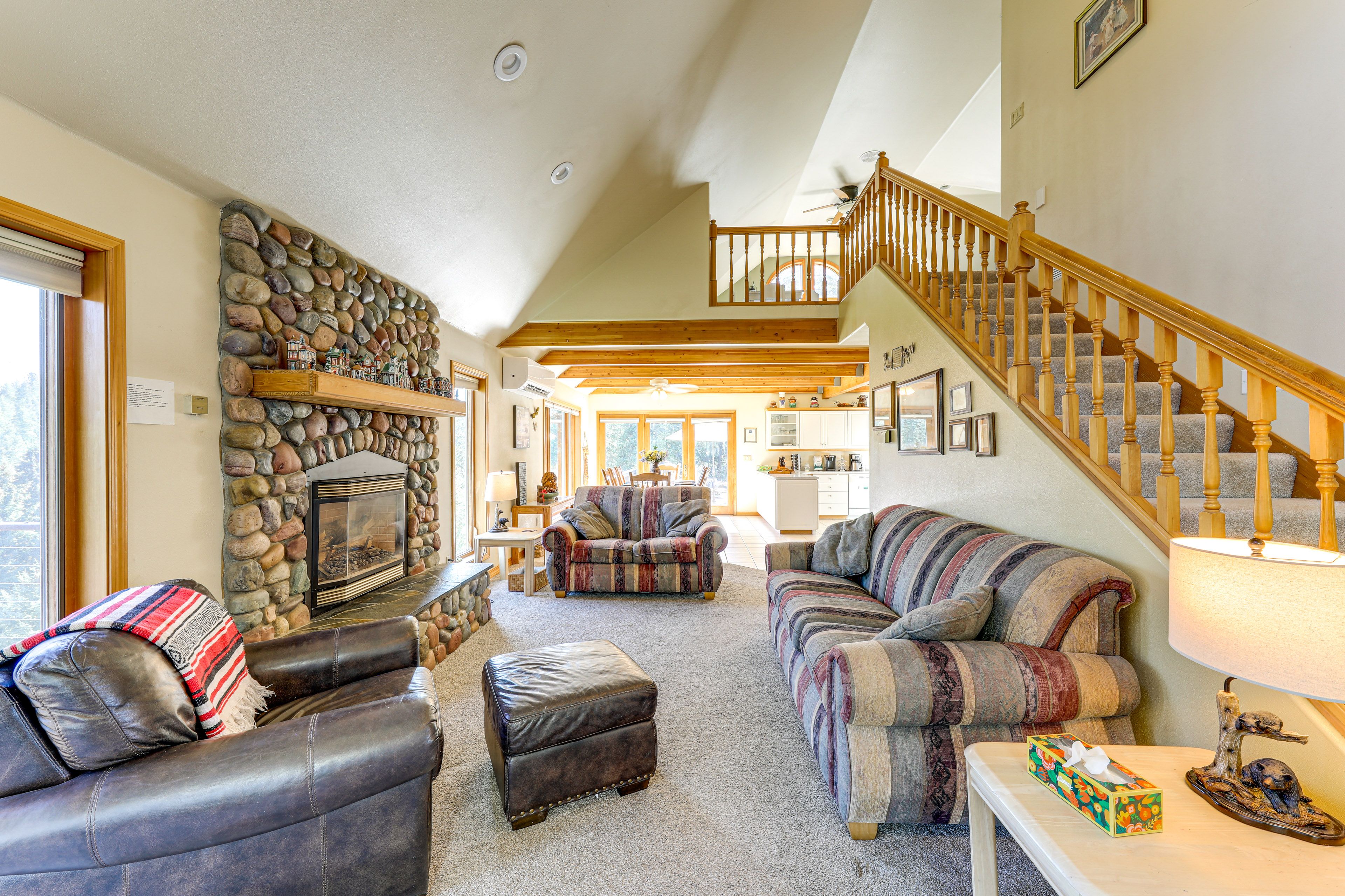 Living Room | Gas Fireplace | Main Level