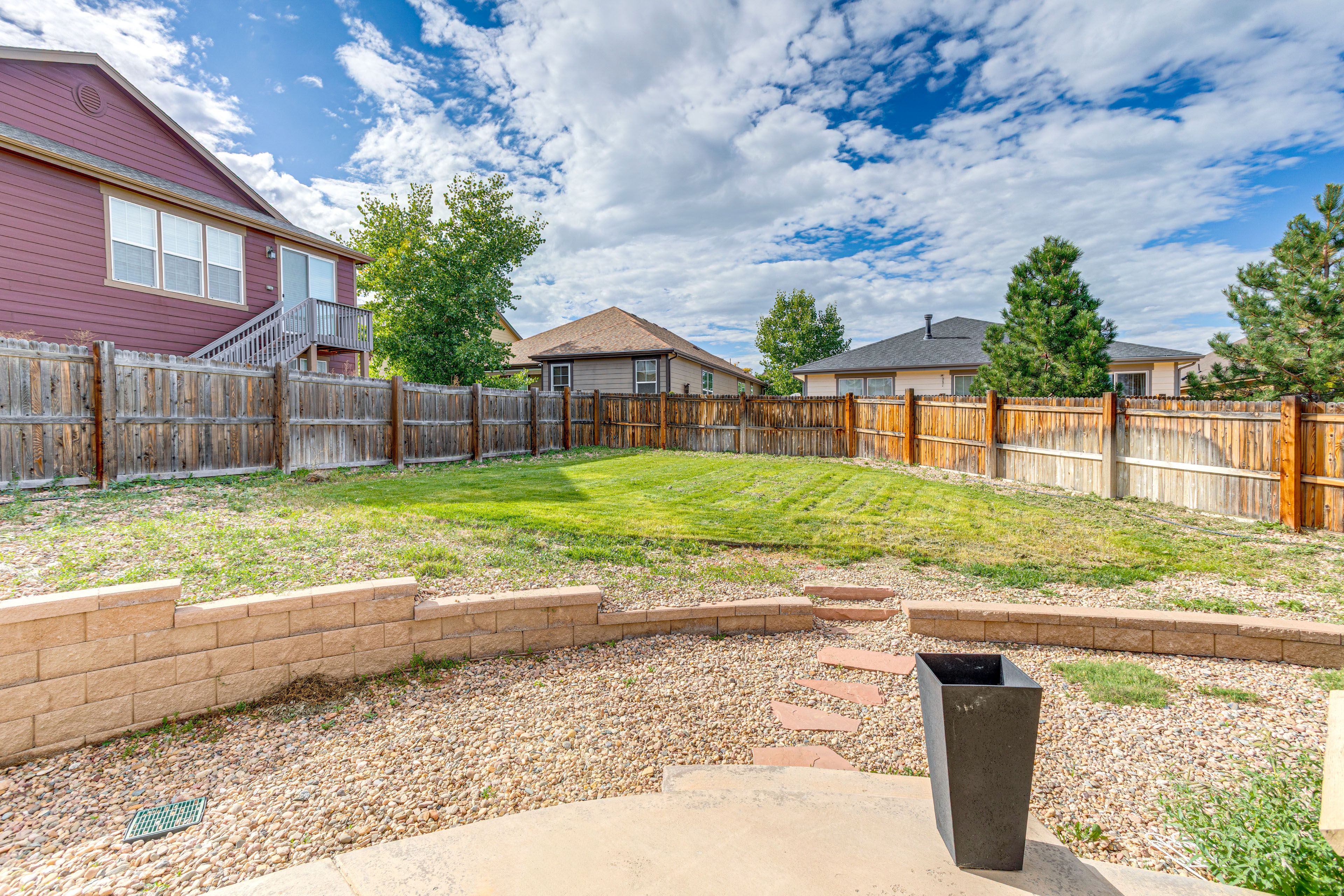 Fenced Backyard