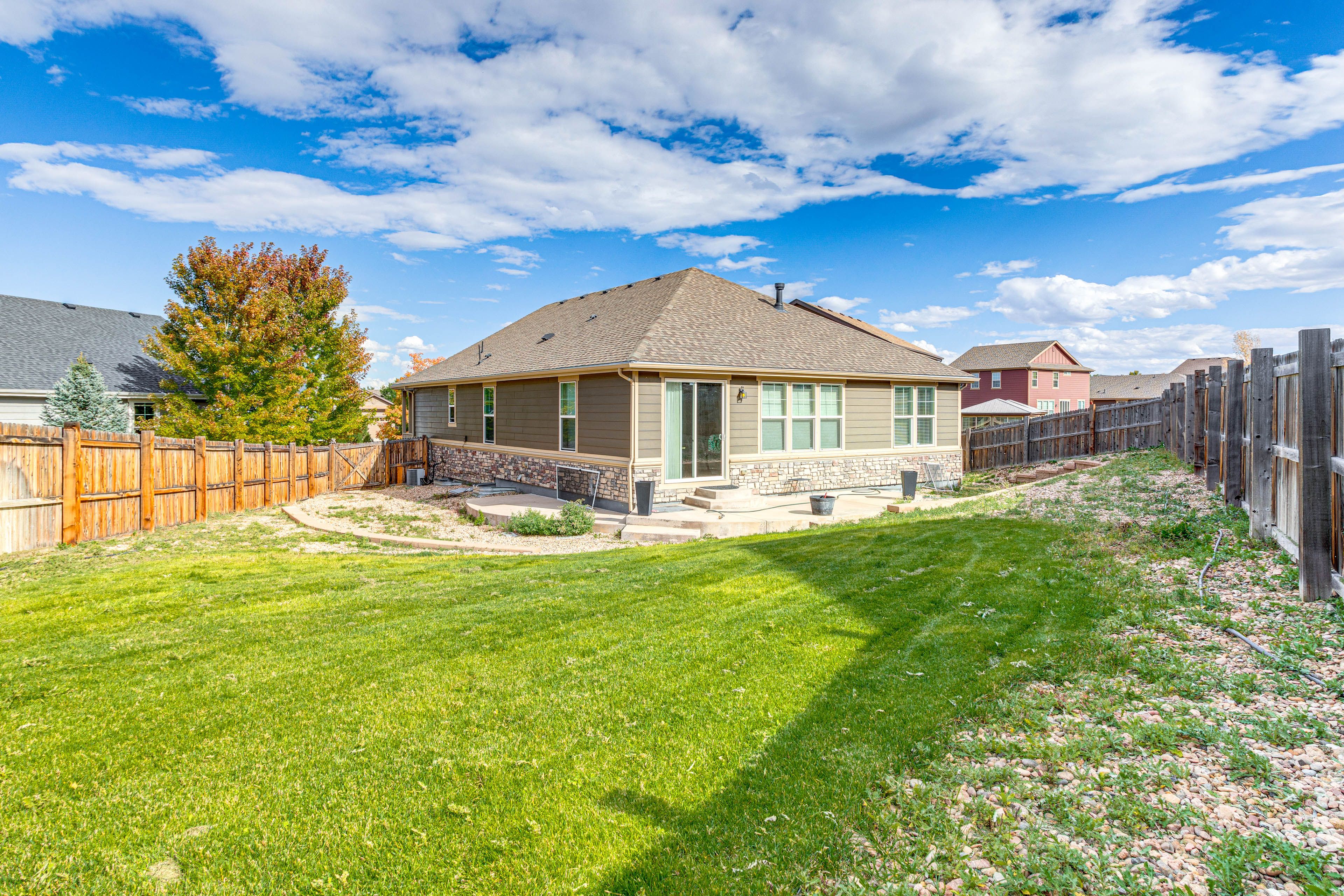Fenced Backyard