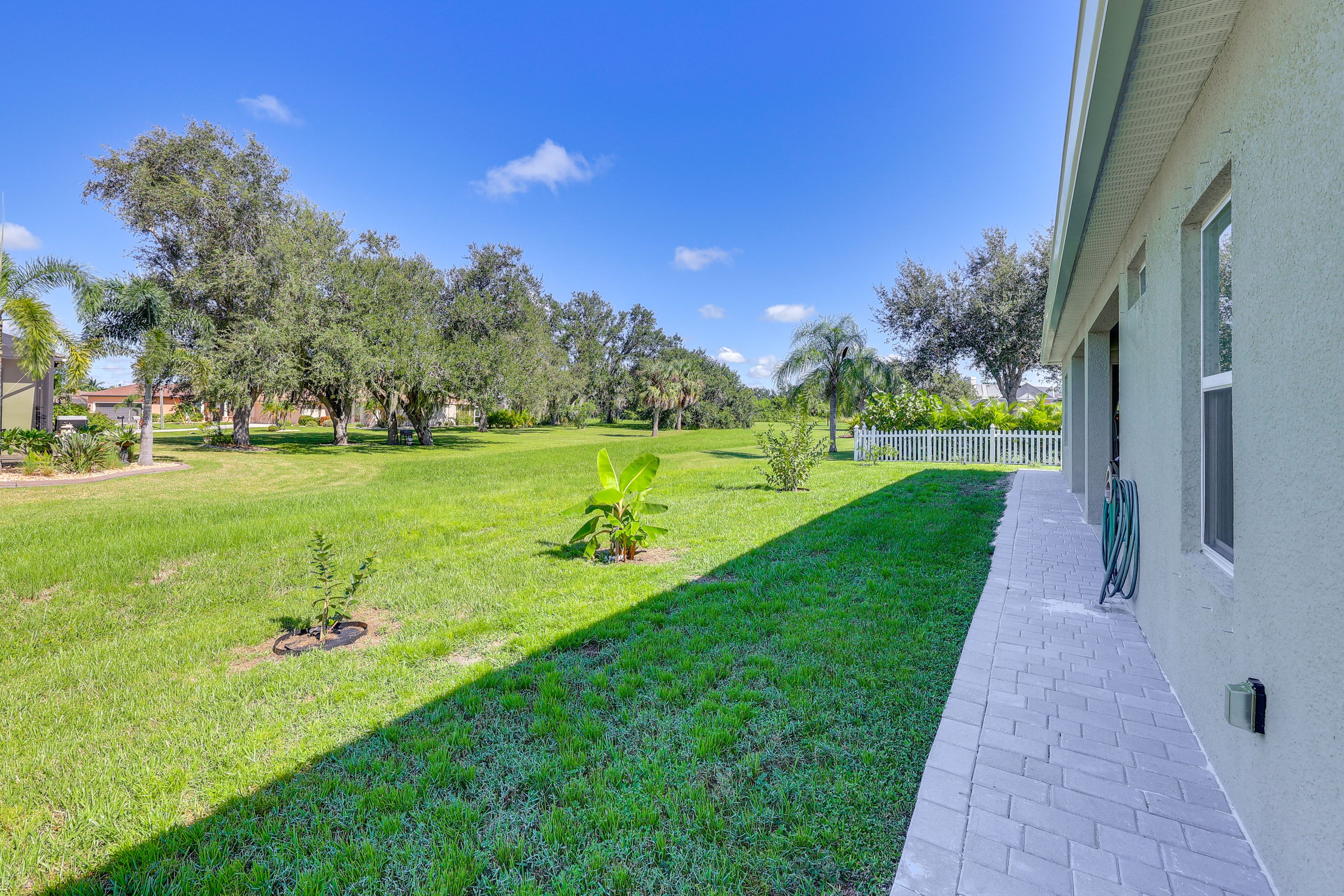 Private Backyard Area