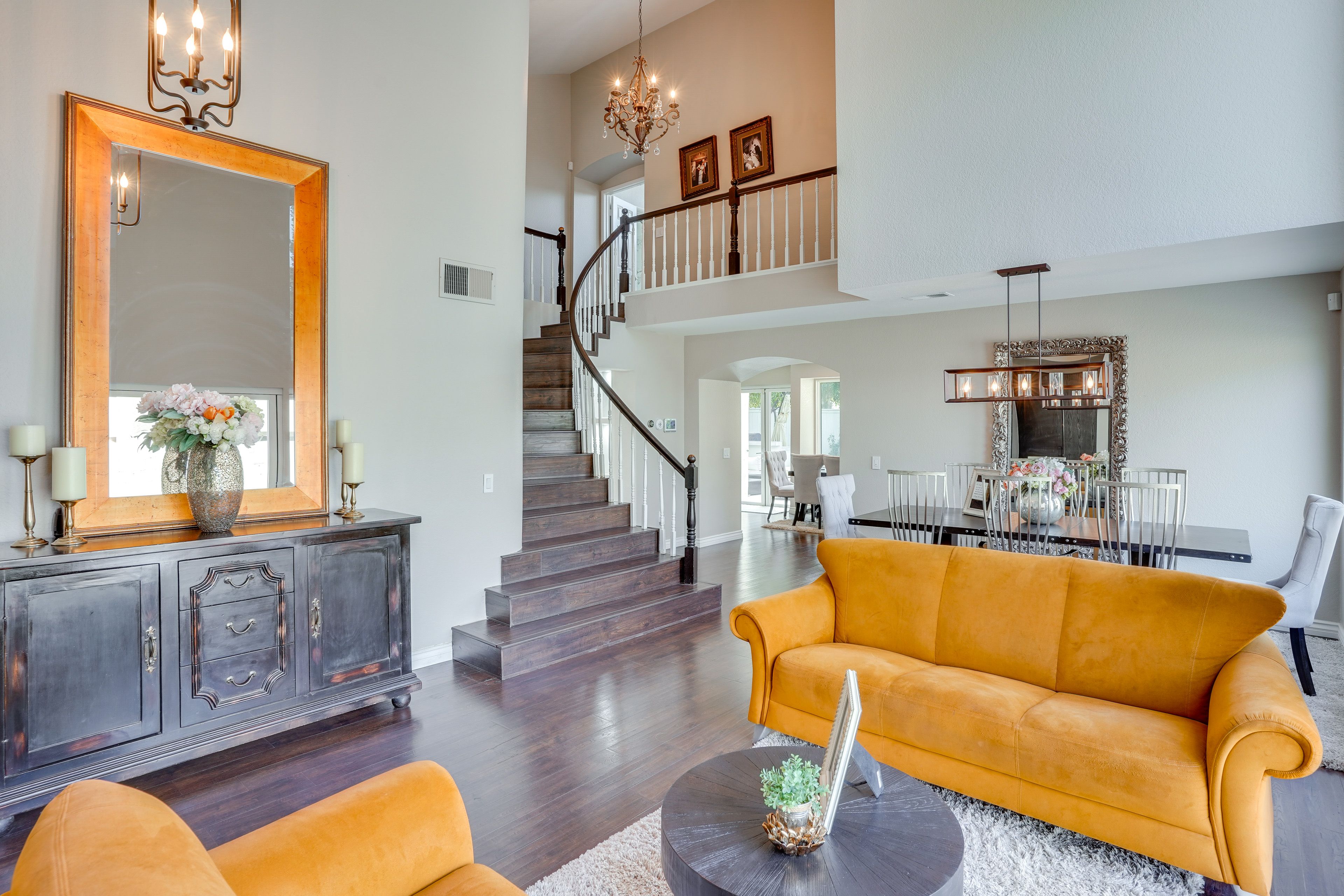 Orange Vacation Rental | 4BR | 2.5BA | 3,654 Sq Ft | Stairs to Access