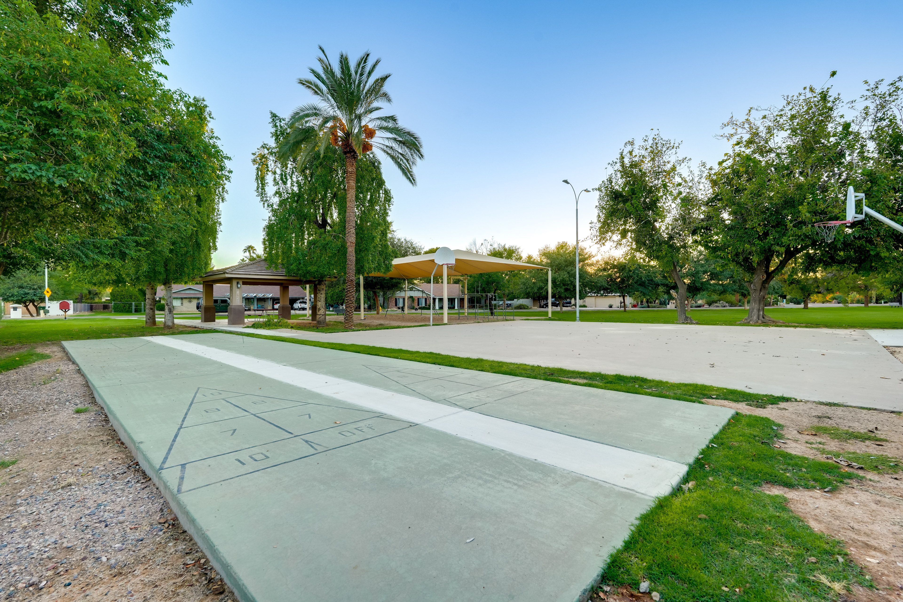 Community Shuffleboard Court