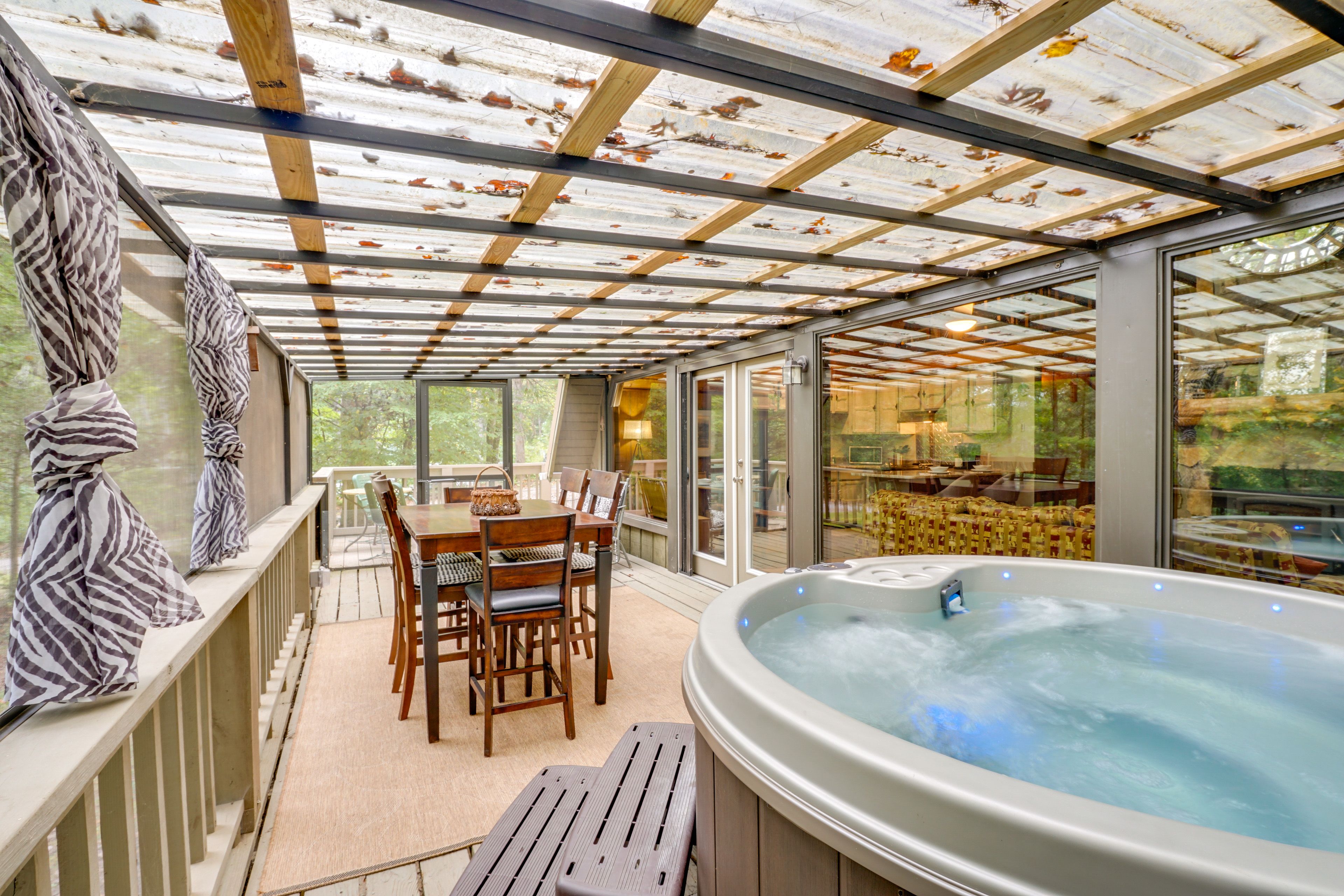 Screened Deck | Private Hot Tub