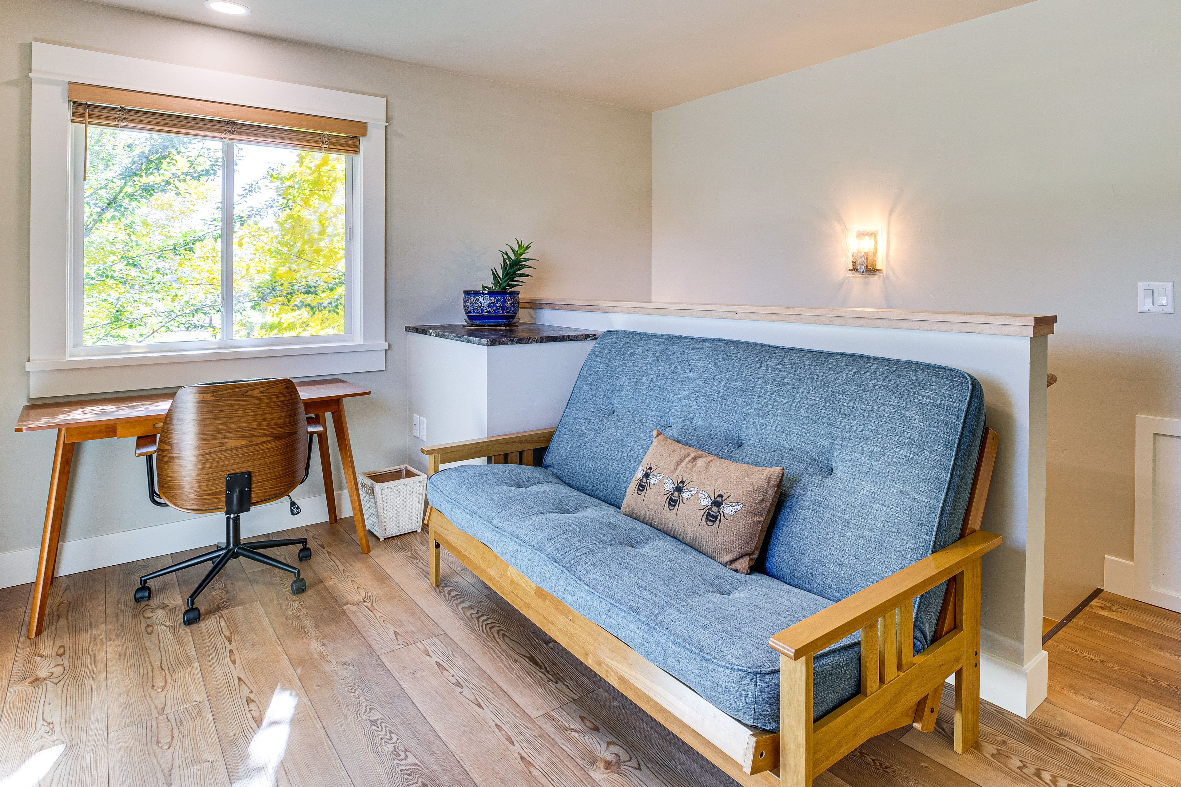 Loft | Full Futon | 2nd Floor | Dedicated Workspace