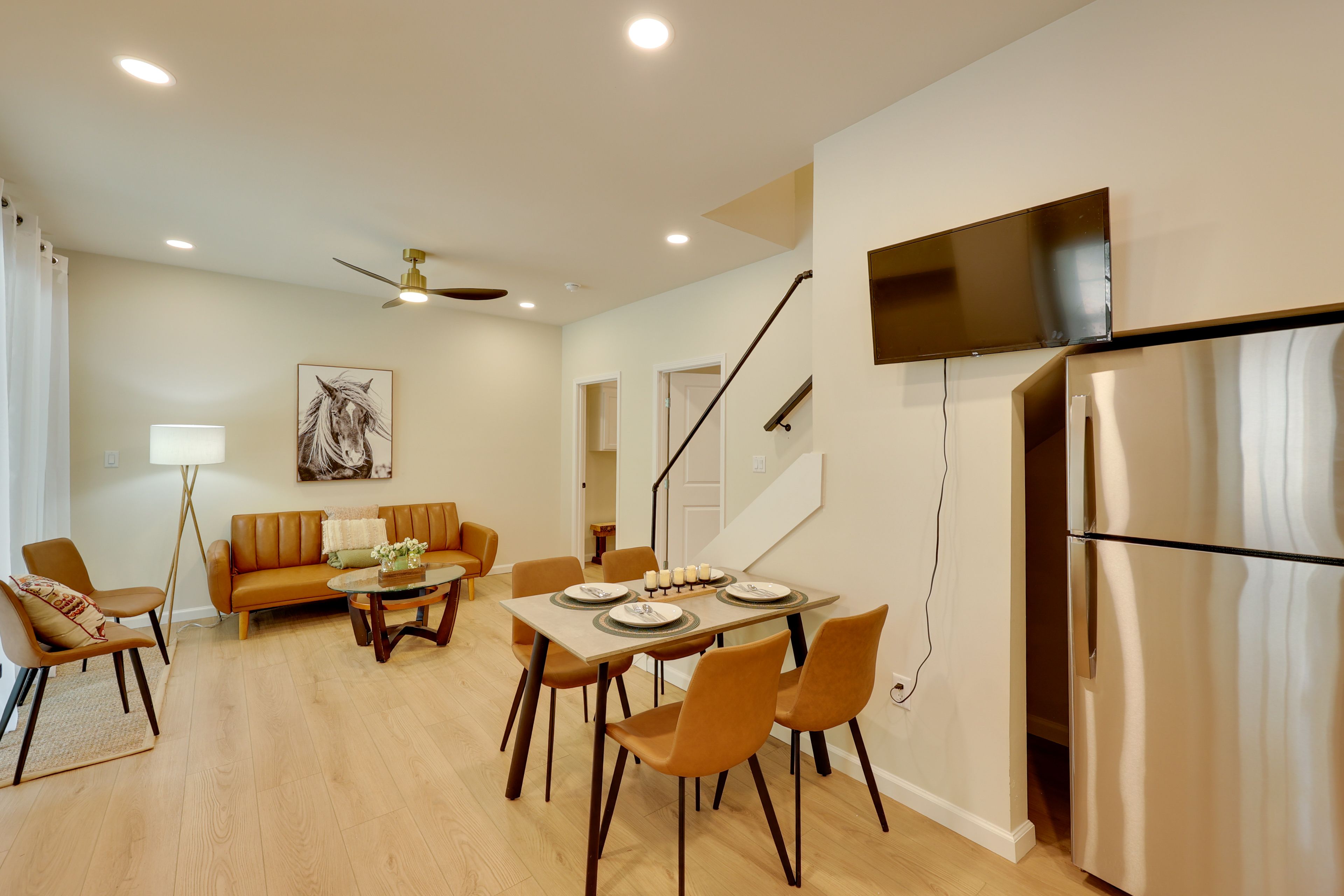 Dining Area | Dishware & Flatware Provided | 1st Floor