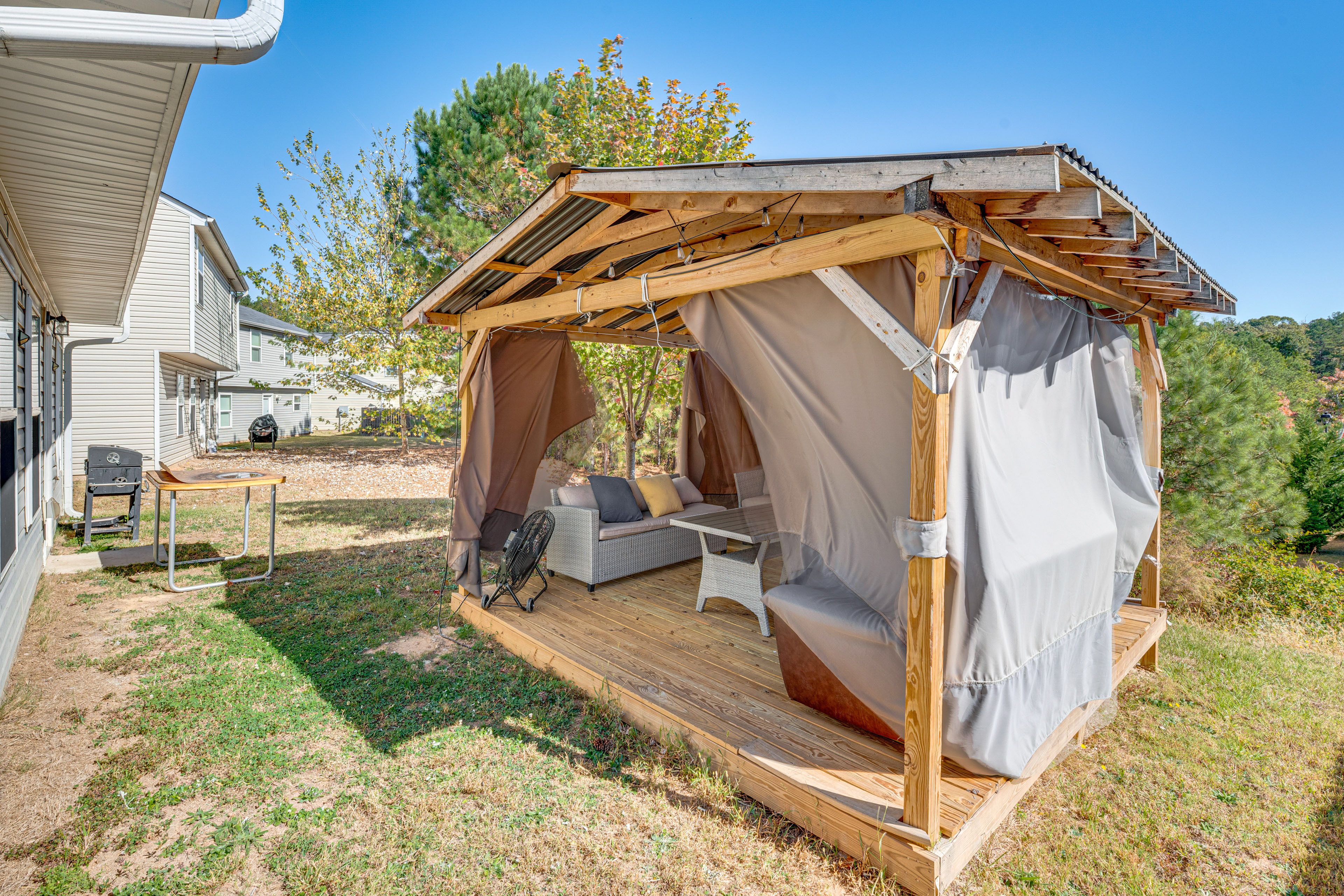Private Backyard Area