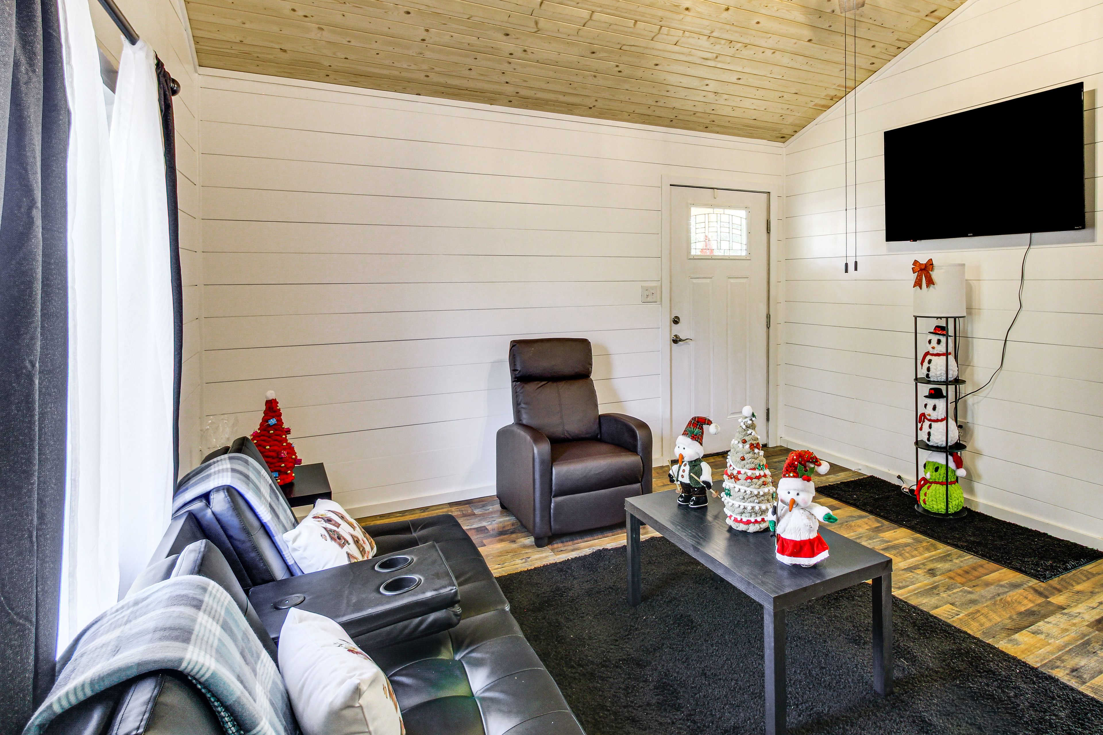 Living Area | Full Sleeper Sofa | TV