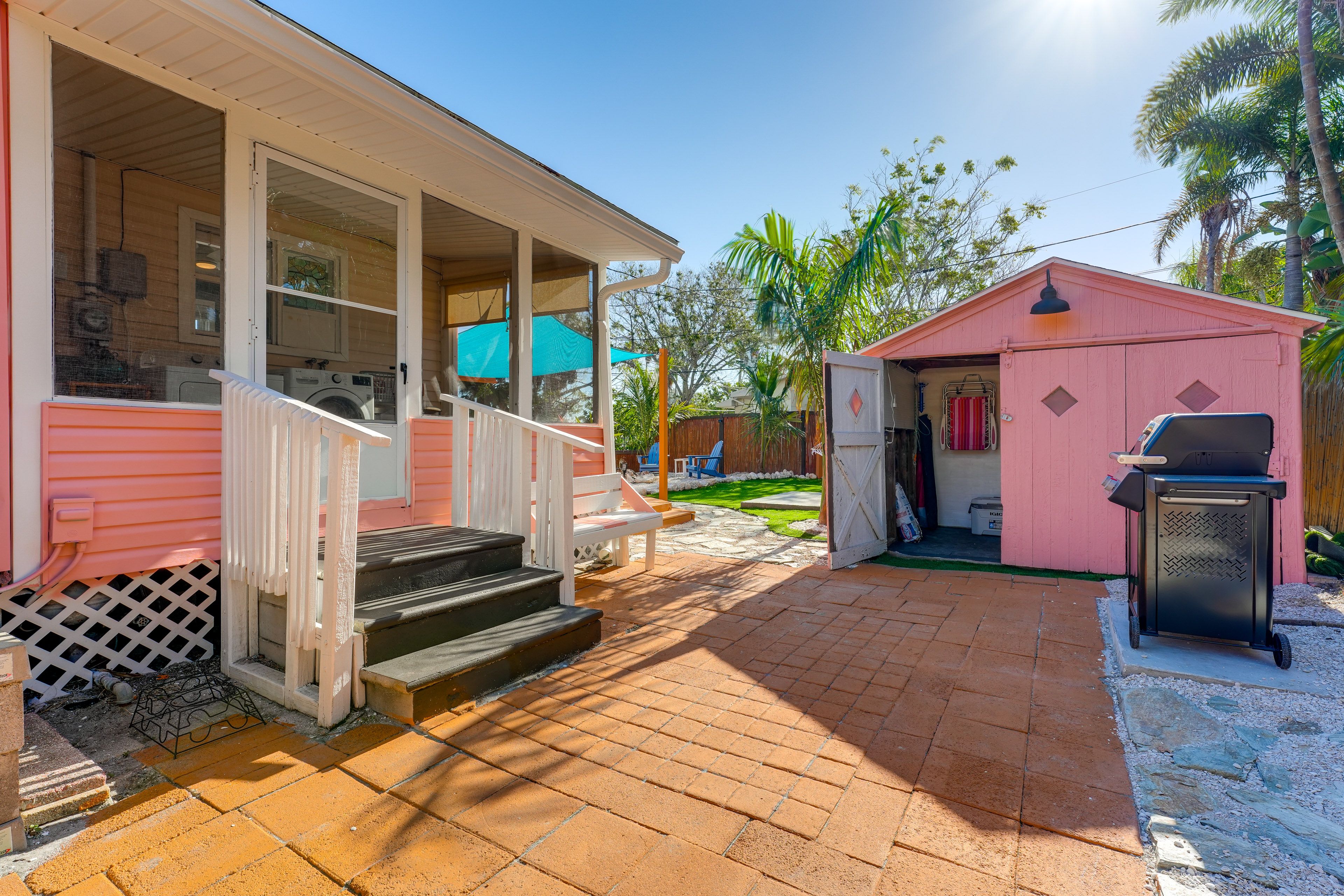 House Exterior | Patio w/ Gas Grill | Kayak | 2 Paddleboards