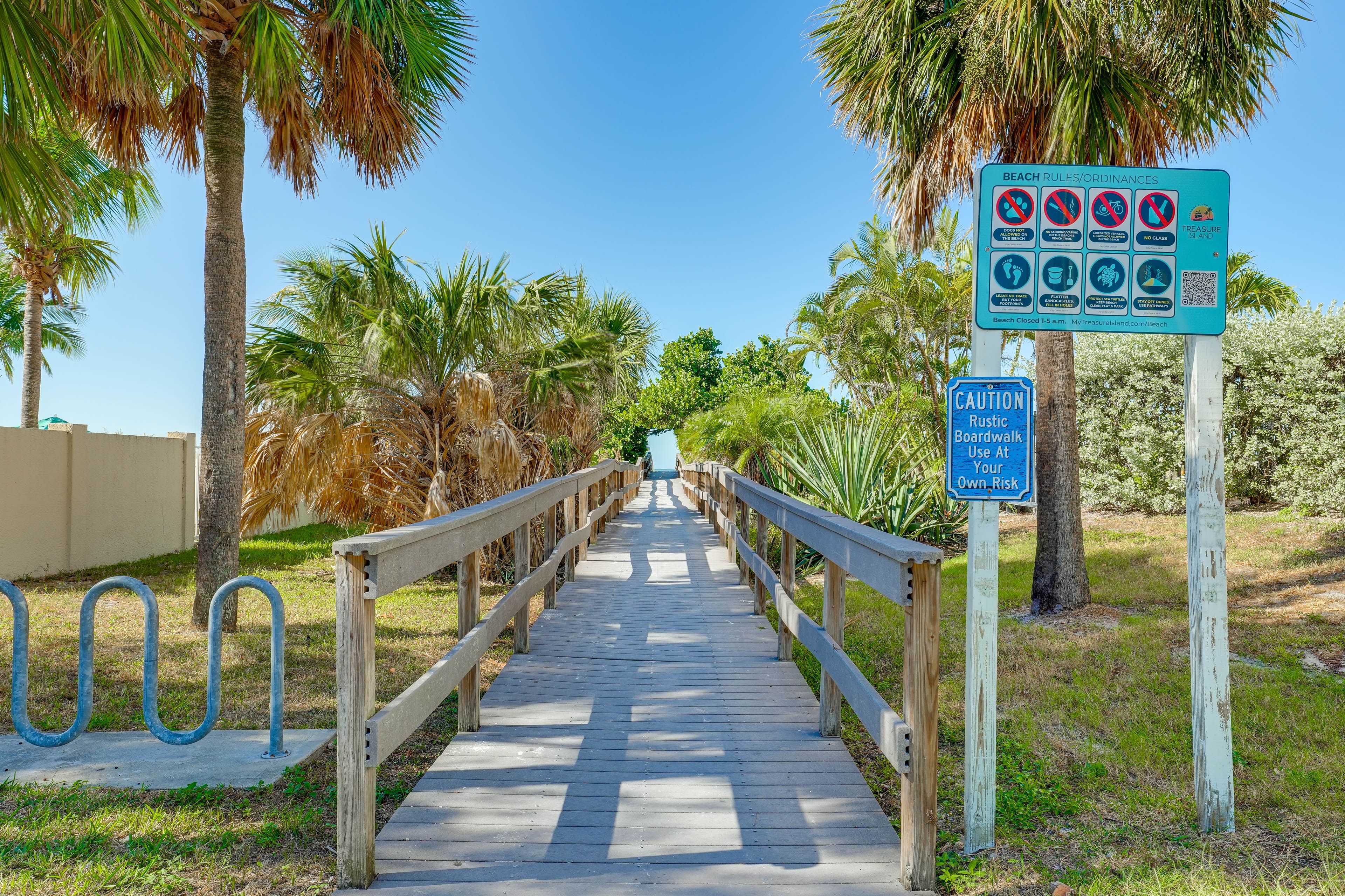 0.5 Mi to Treasure Island Beach
