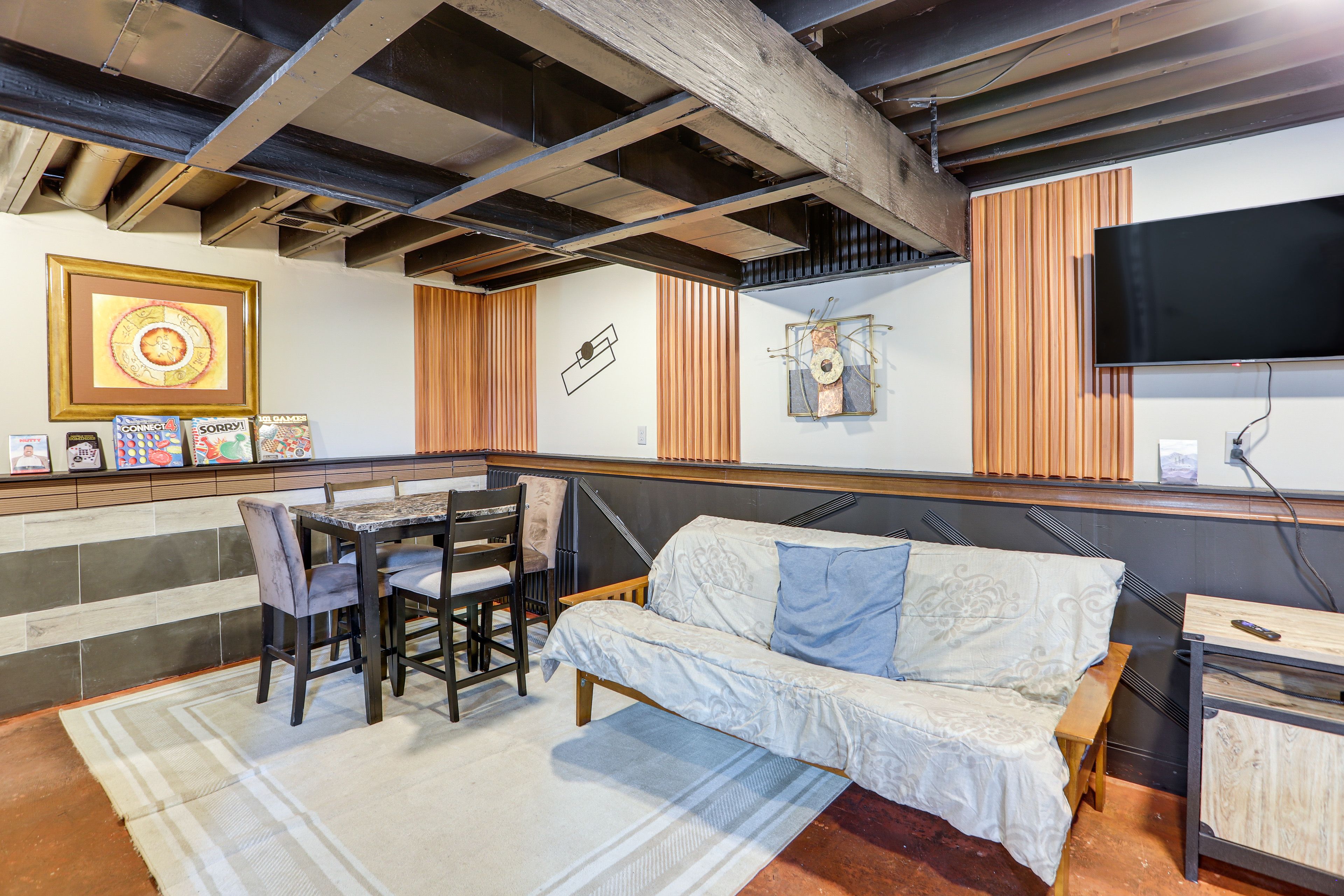 Family Den | Lower Level | Full Futon