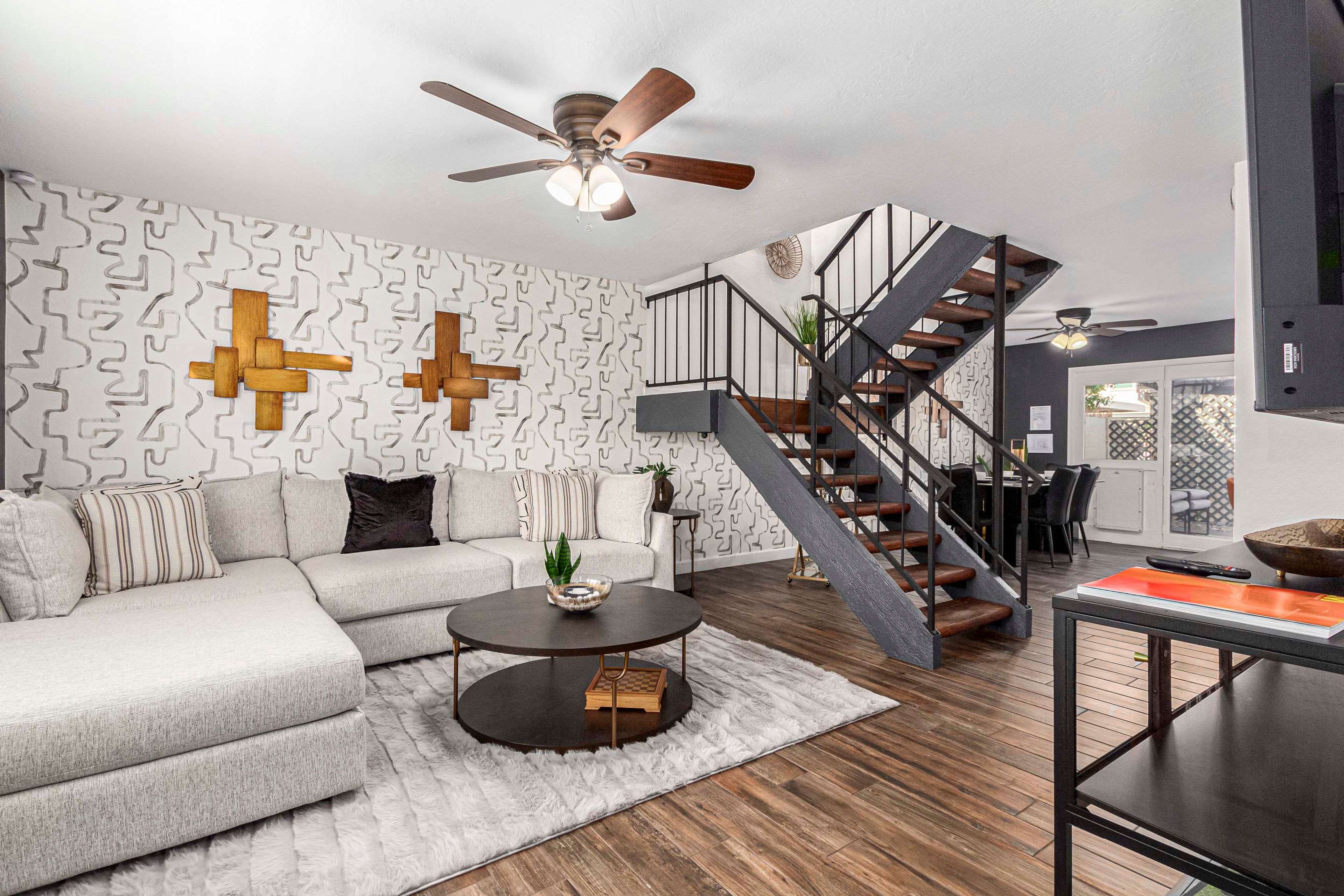 Living Room | 1st Floor | Central A/C & Heat | Free WiFi