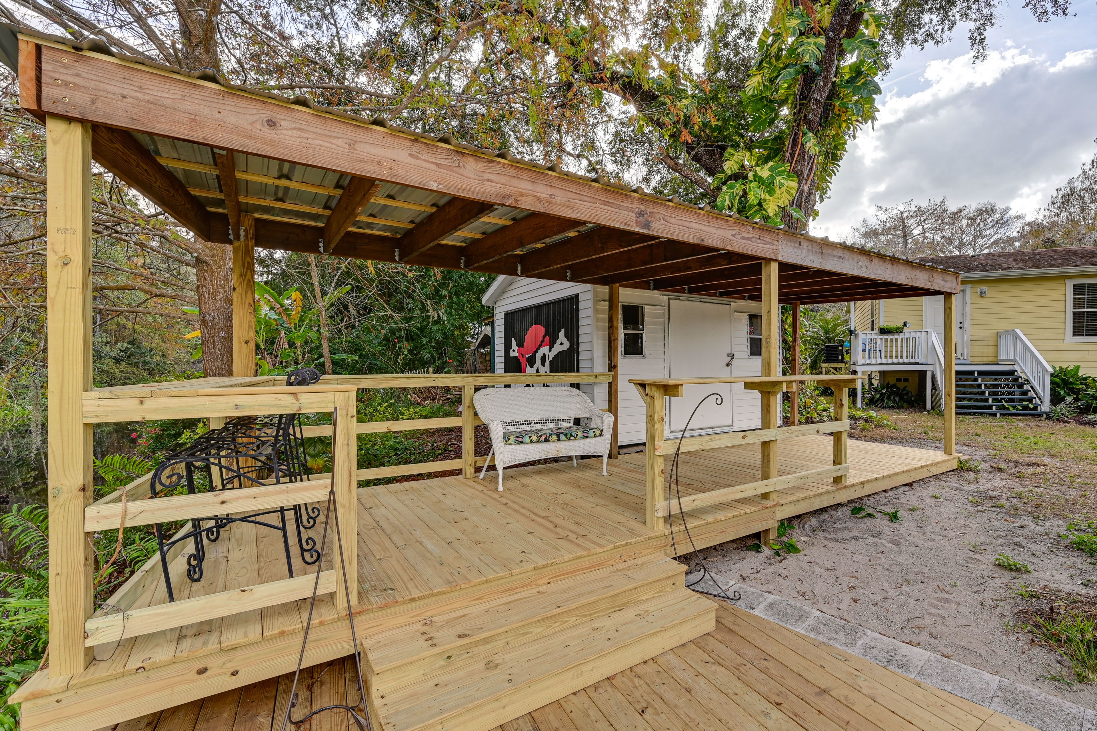 Deck | Outdoor Seating | Canal Access