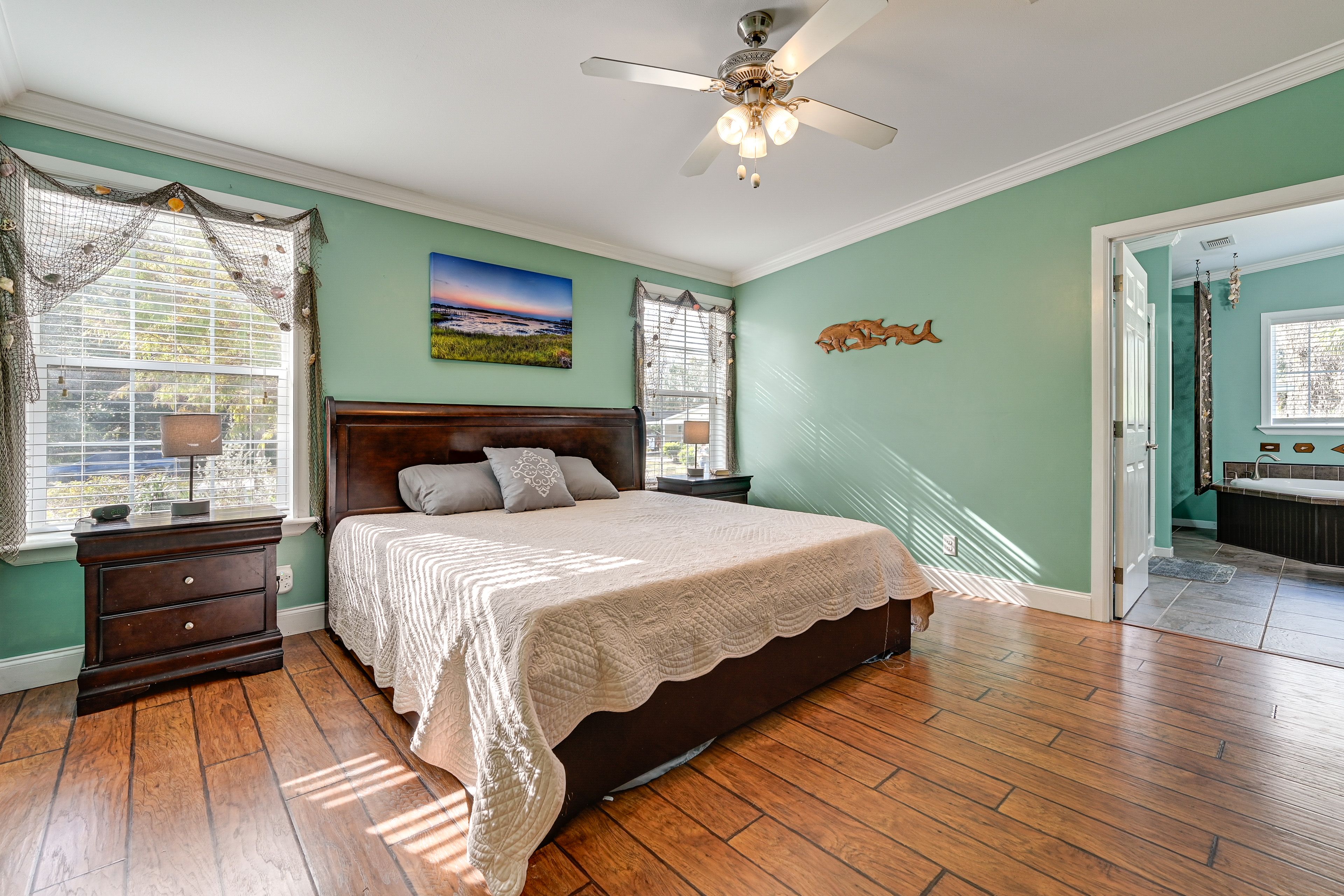 Bedroom 1 | King Bed | Walk-In Closet