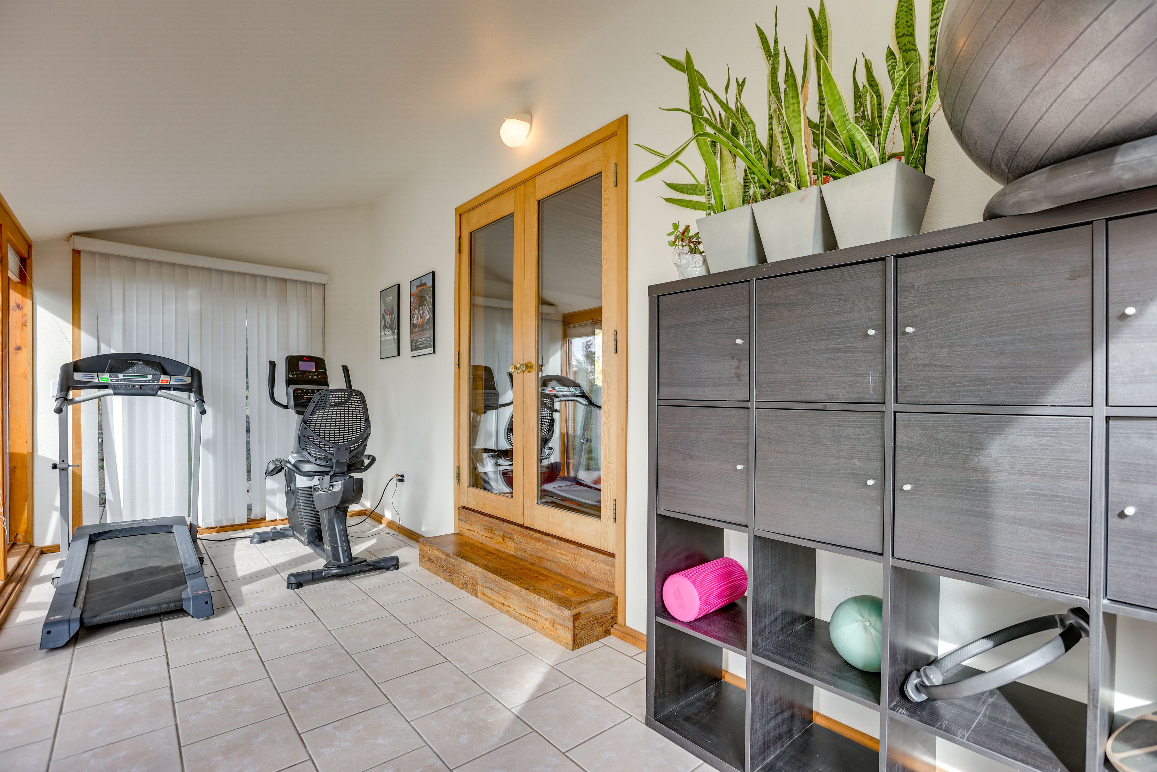 Sunroom | Treadmill & Stationary Bike