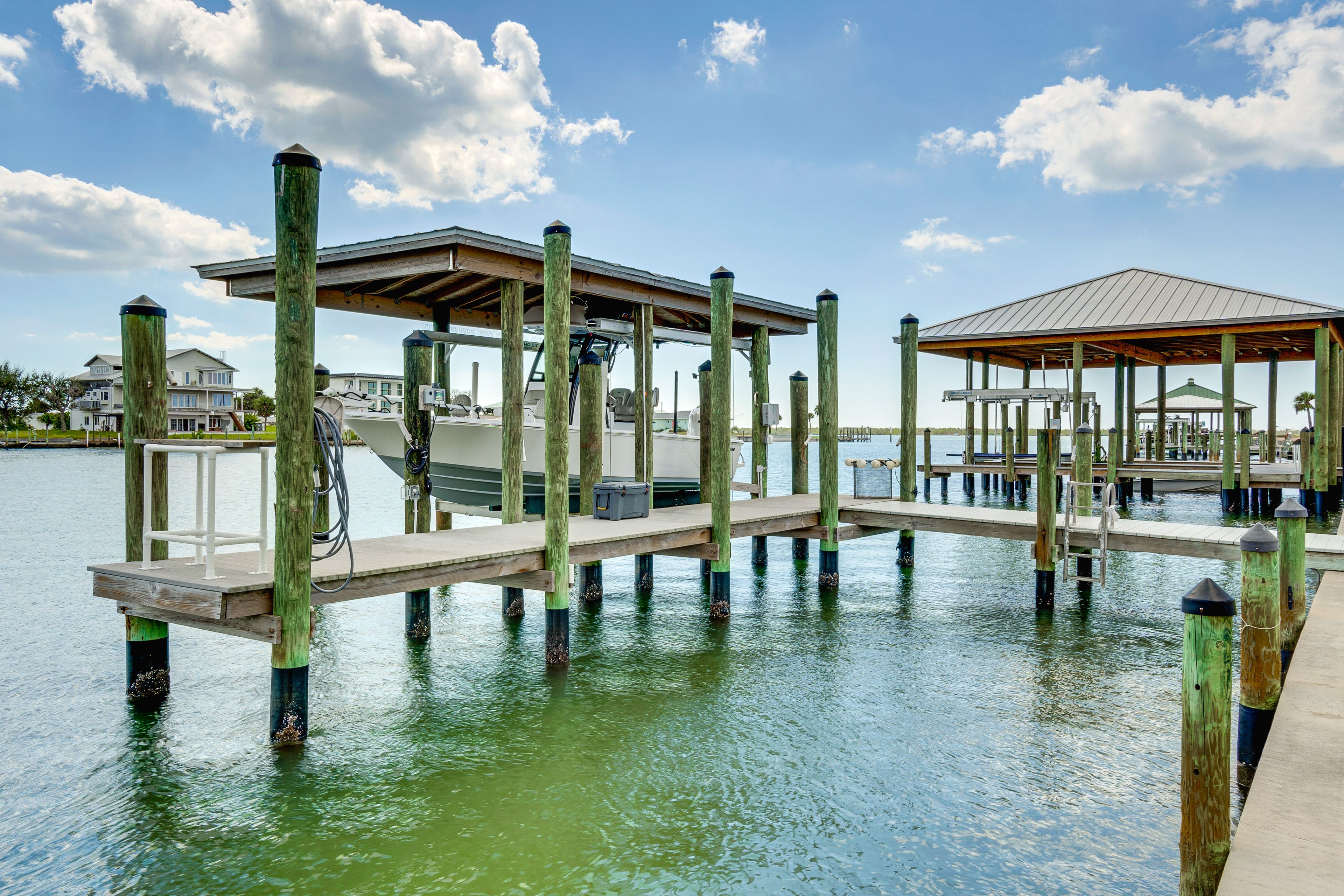 Shared Dock (Owner's Boat On-Site) | Boat Slip | Single-Story Home