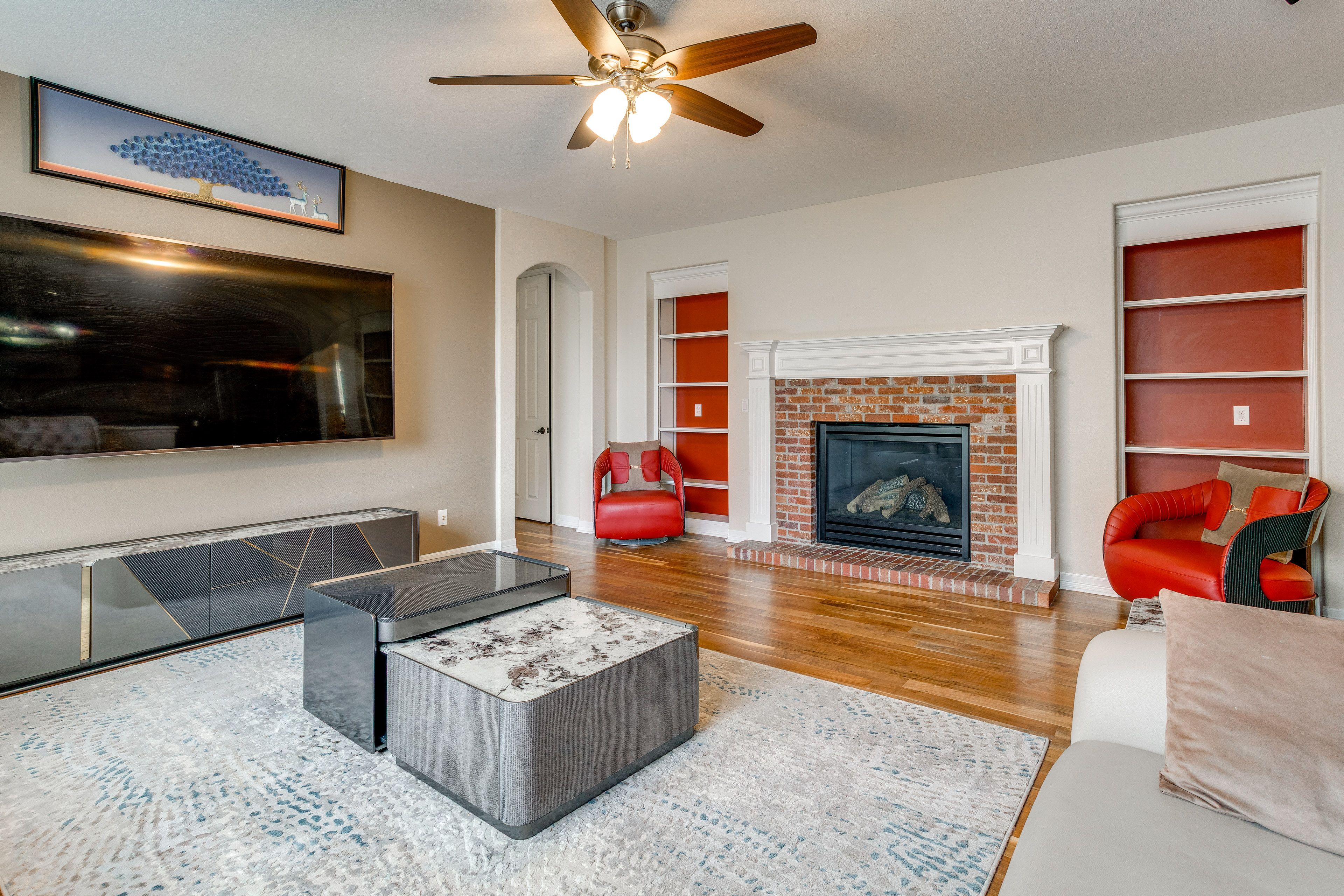 Family Room | Main Floor | Gas Fireplace