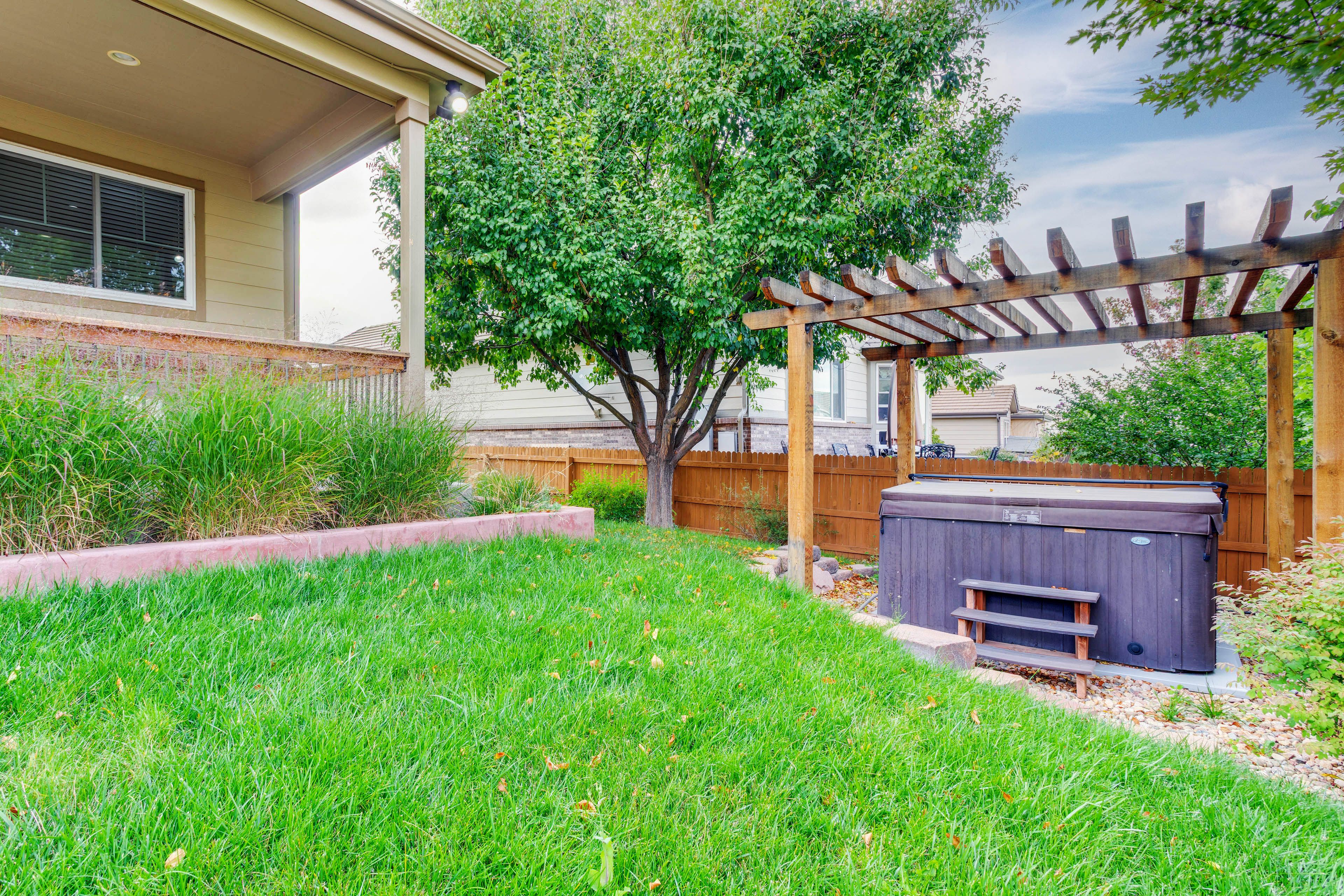 Fenced Backyard | Private Hot Tub