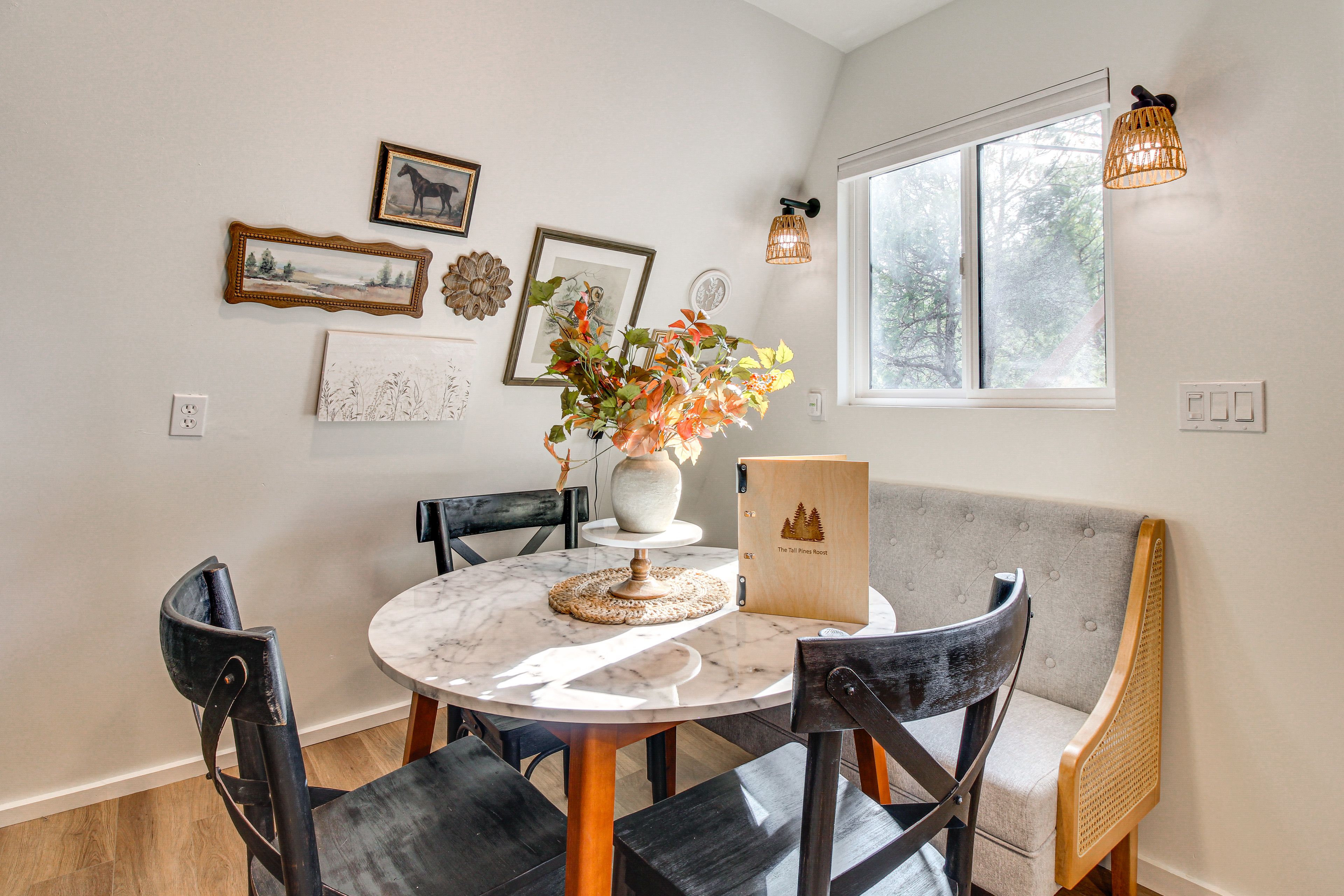 Dining Area | Dishware & Flatware | 1st Floor