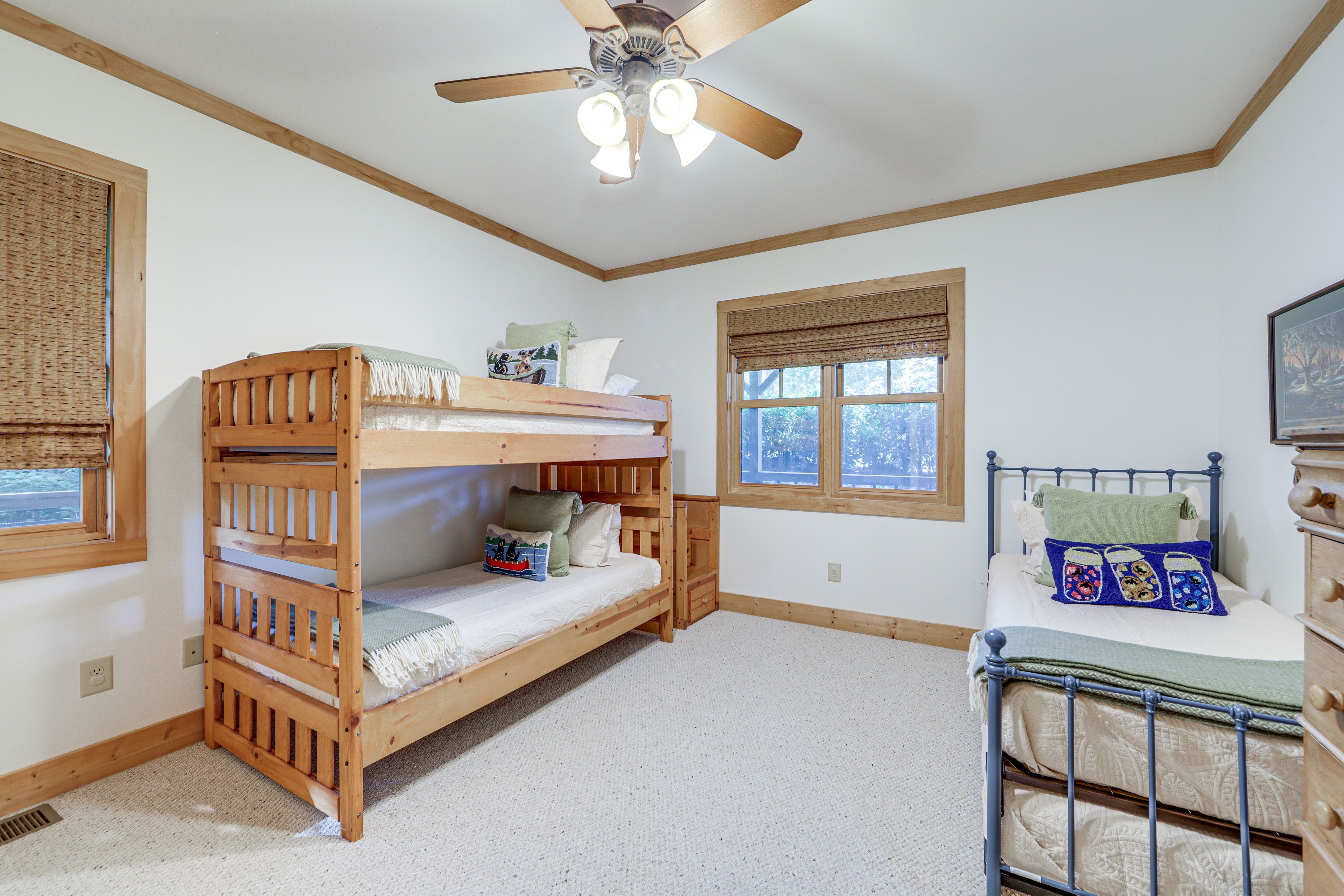 Bedroom 3 | Lower Level | Twin Bunk Bed | Twin Daybed w/ Twin Trundle