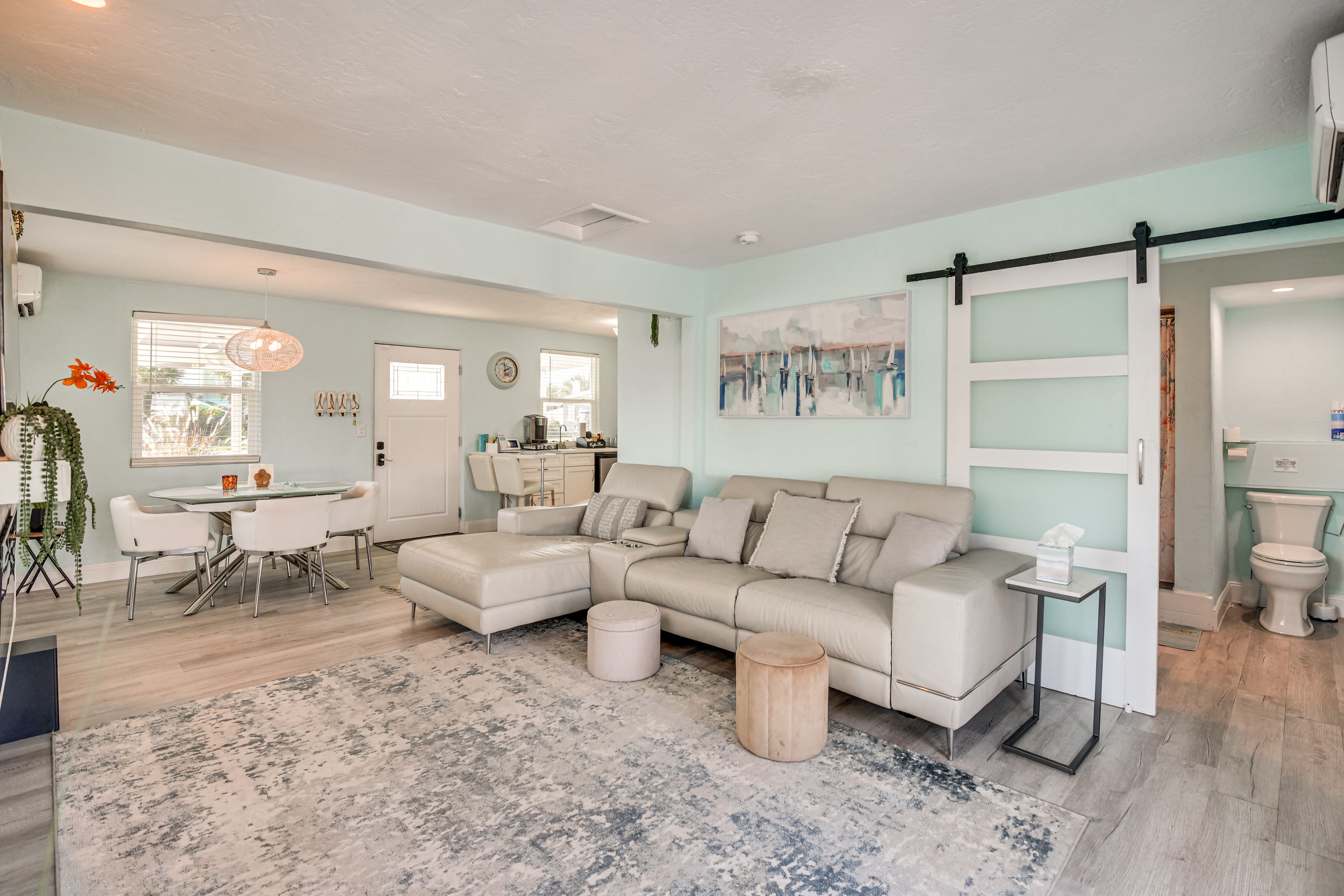 Living Room | Mini-Split A/C & Heat Units | Free WiFi