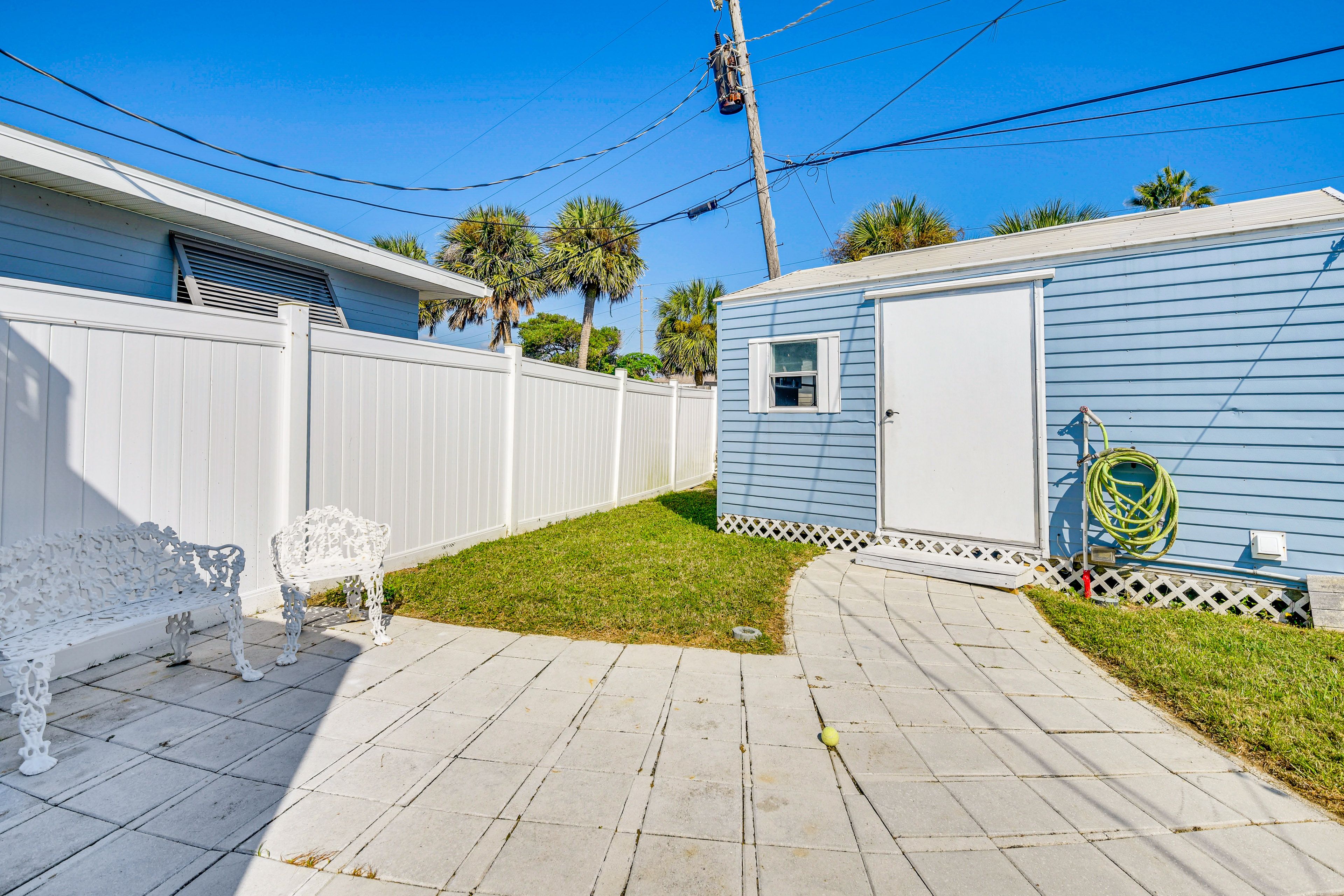 Entrance to Storage Shed
