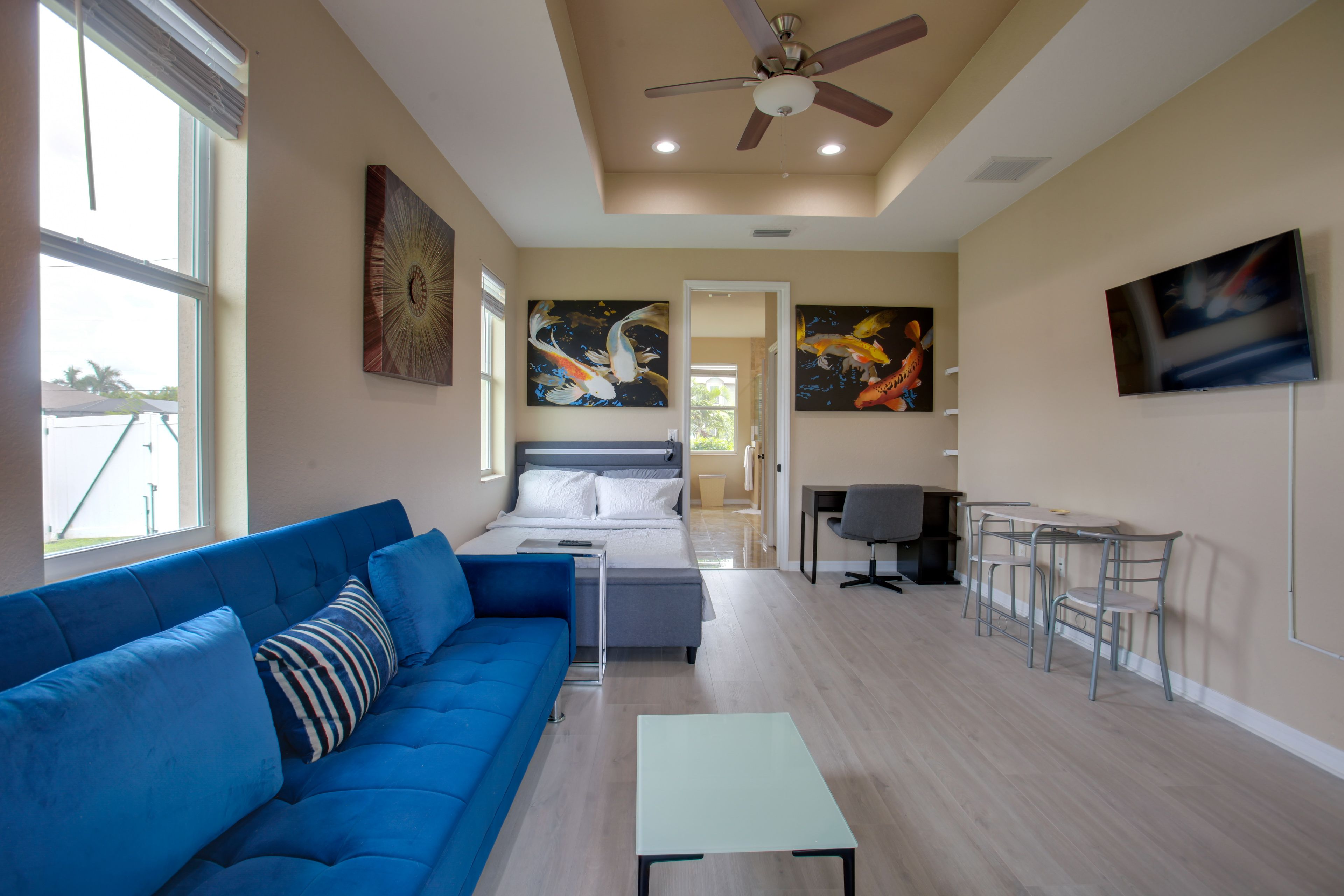 Studio | Open-Concept Layout | TV