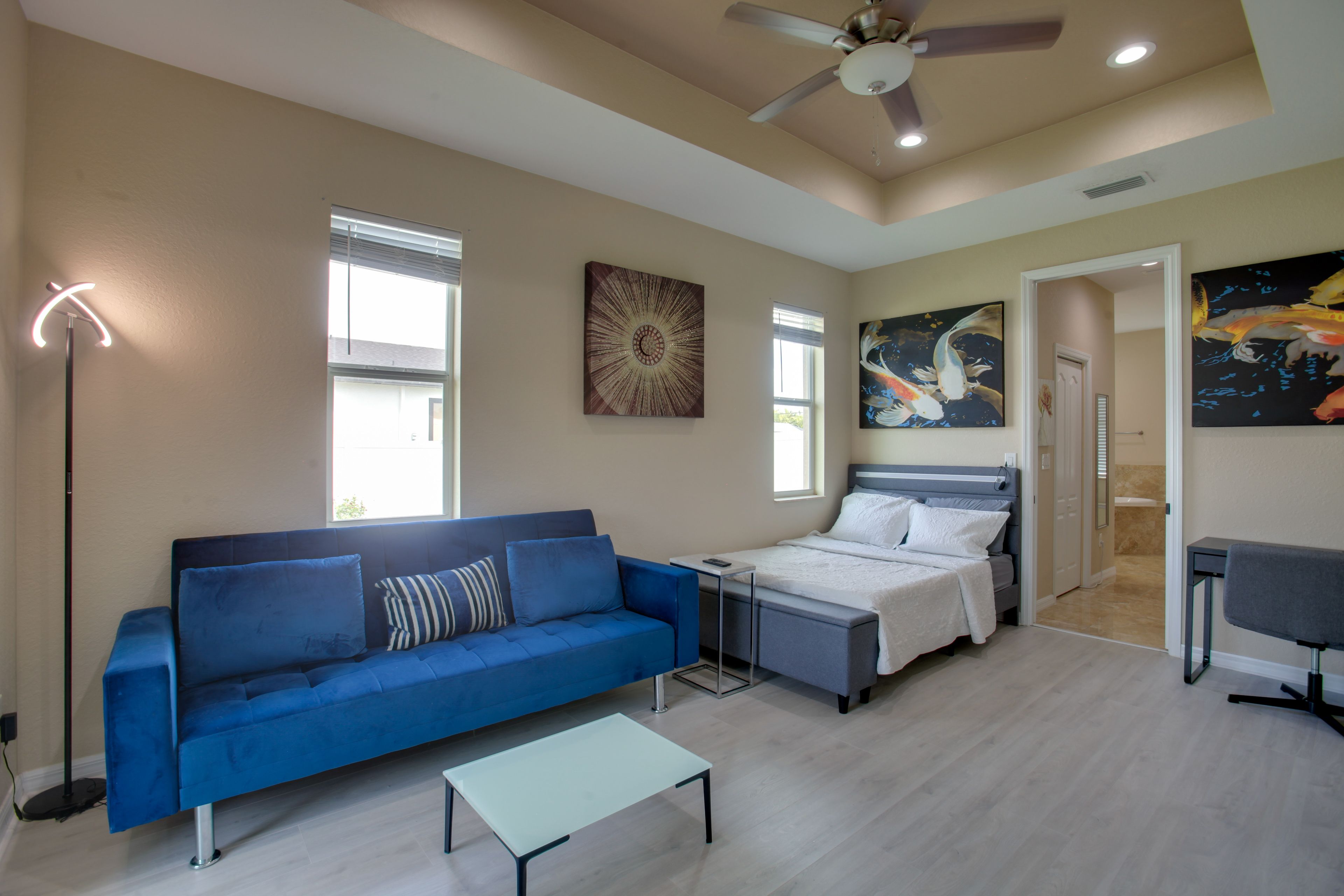 Studio | Full Bed | Full Sleeper Sofa