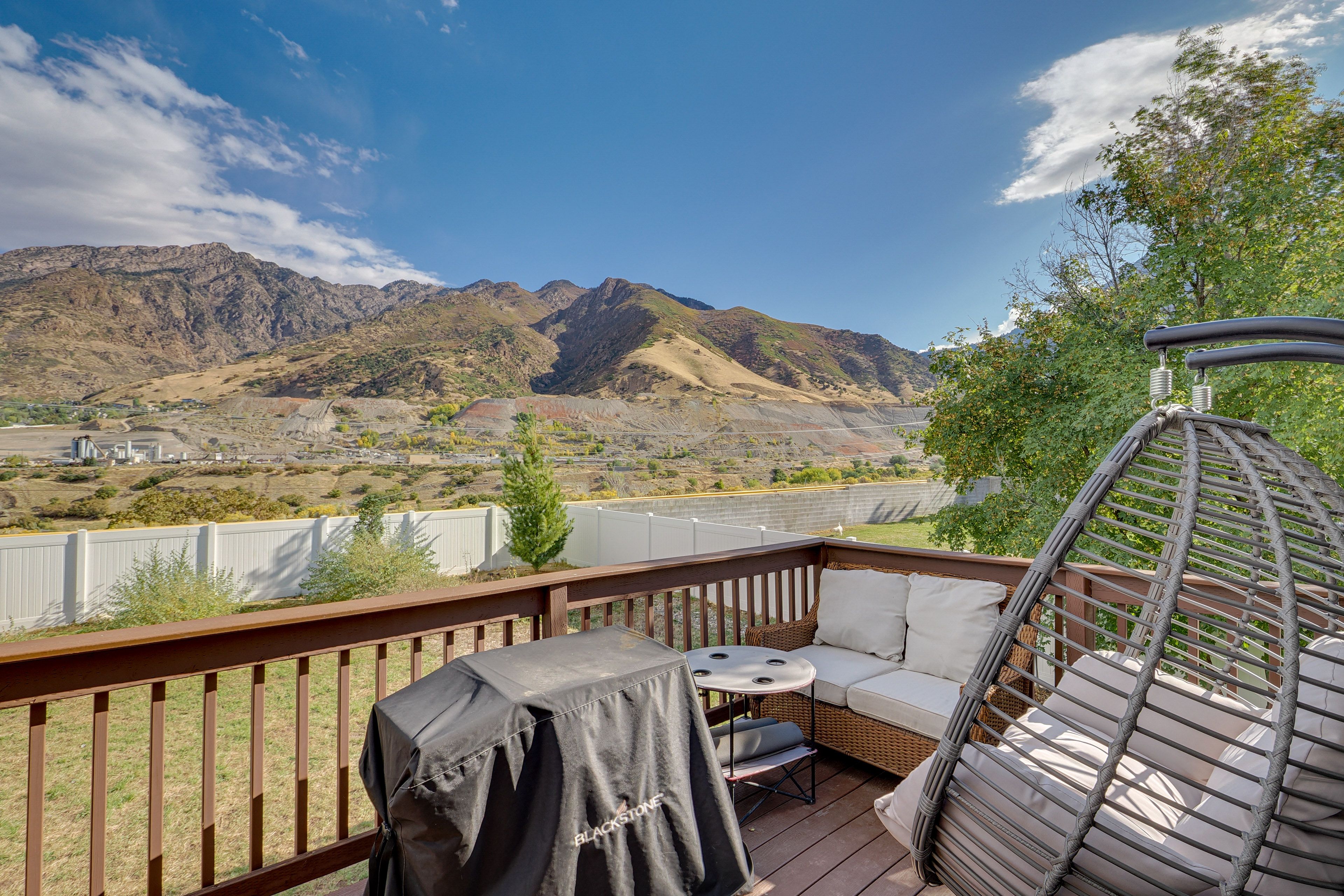 Deck | Gas Grill | Fenced Backyard