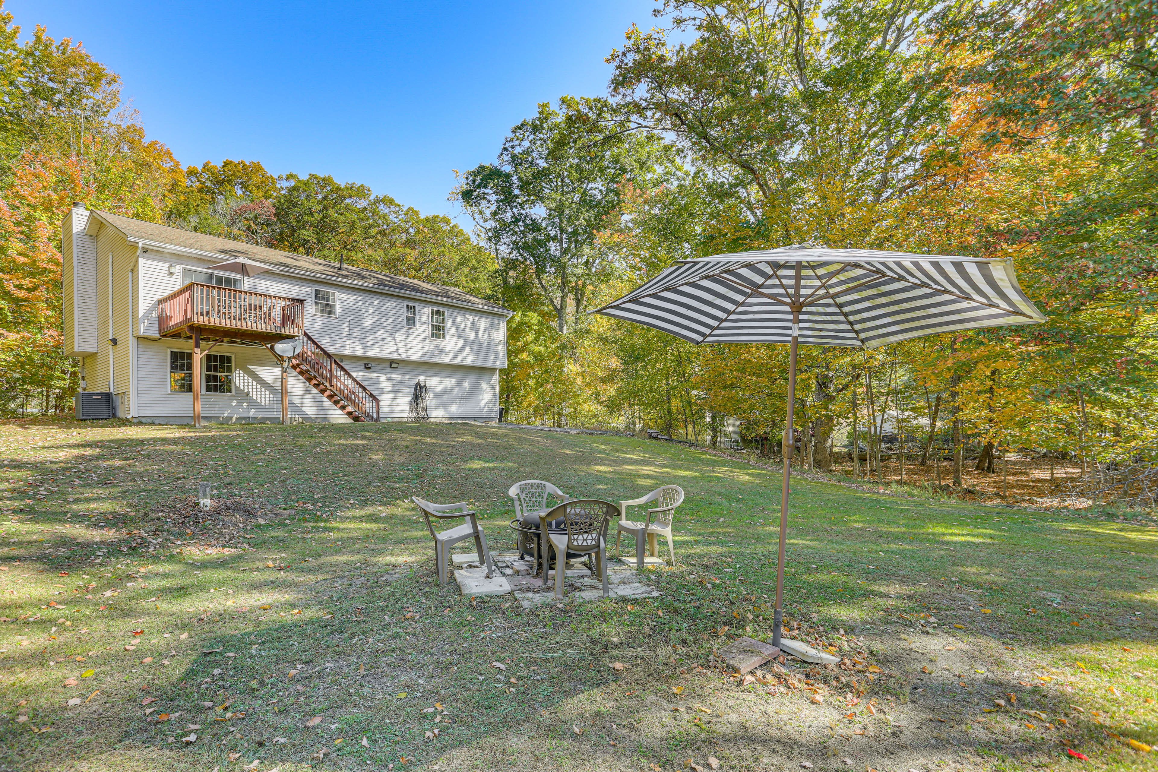 Otisville Vacation Rental | 4BR | 3BA | 2,072 Sq Ft | 5 Steps to Enter